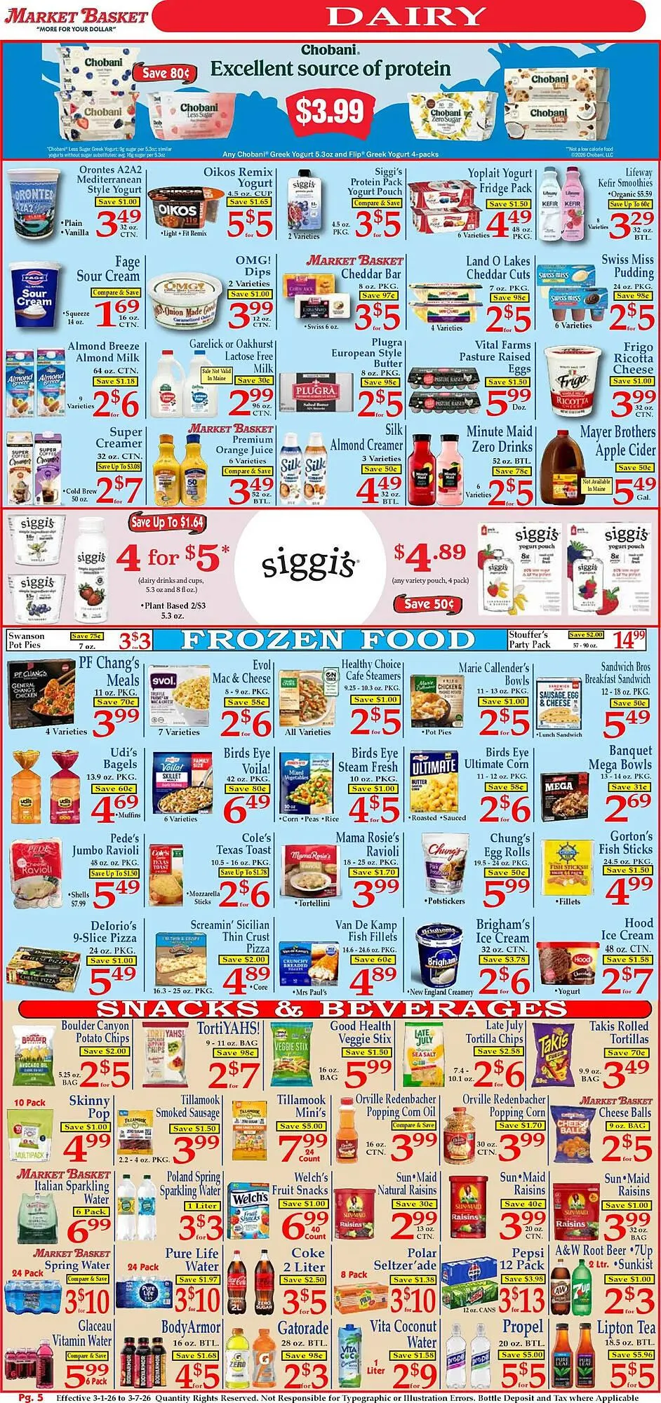 Weekly ad Market Basket weekly ad from March 1 to March 8 2026 - Page 5