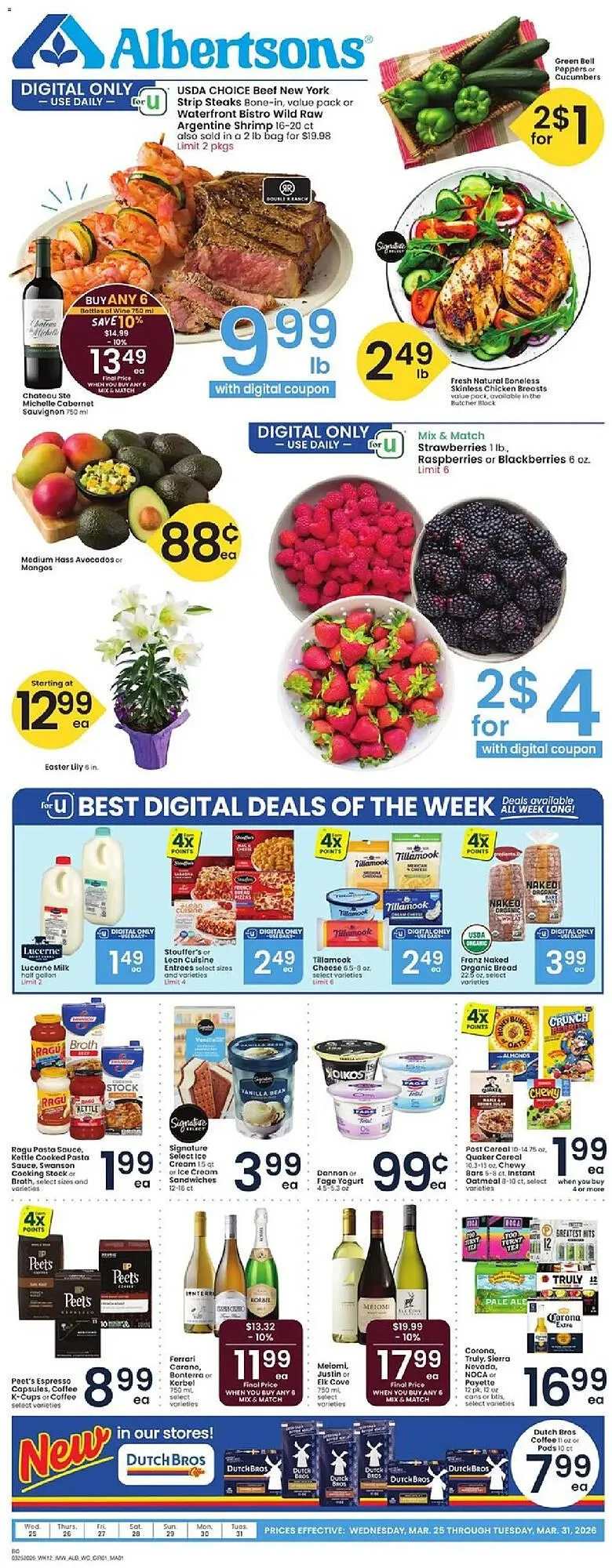 Weekly ad Albertsons weekly ad from March 25 to March 31 2026 - Page 1
