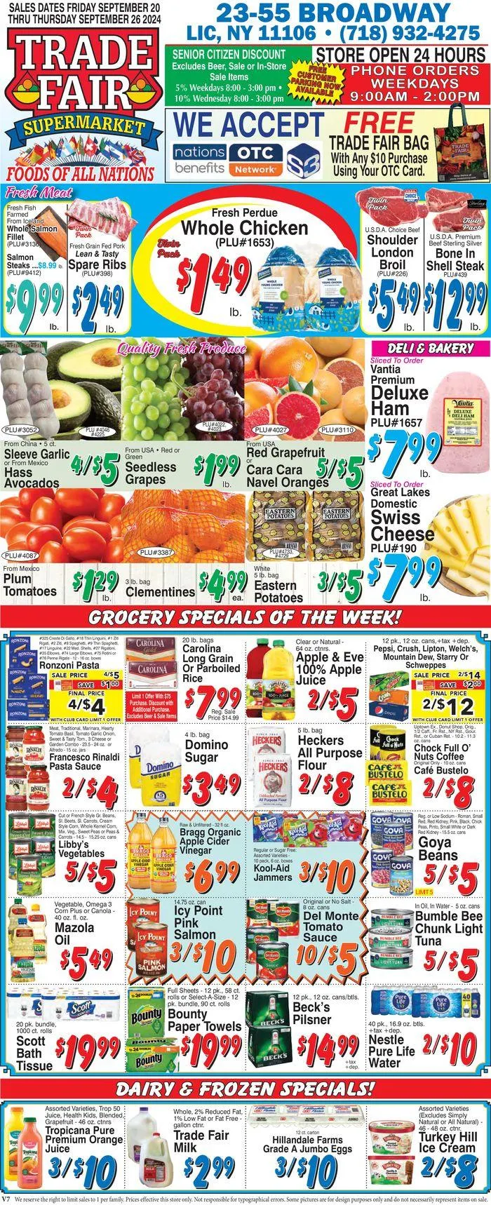 Weekly ad Top offers for smart savers from September 20 to October 4 2024 - Page 1