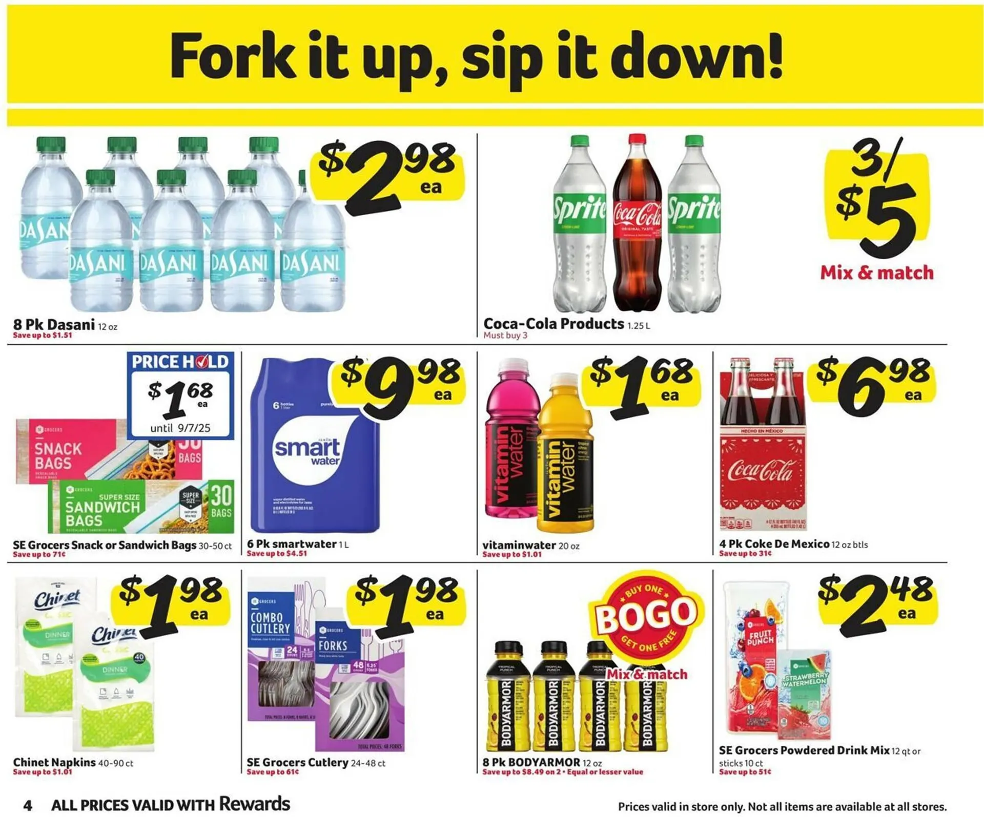 Weekly ad Harveys Supermarkets Weekly Ad from July 23 to August 5 2025 - Page 4