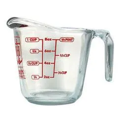 Anchor Hocking® Clear Glass Measuring Cup - 8 oz