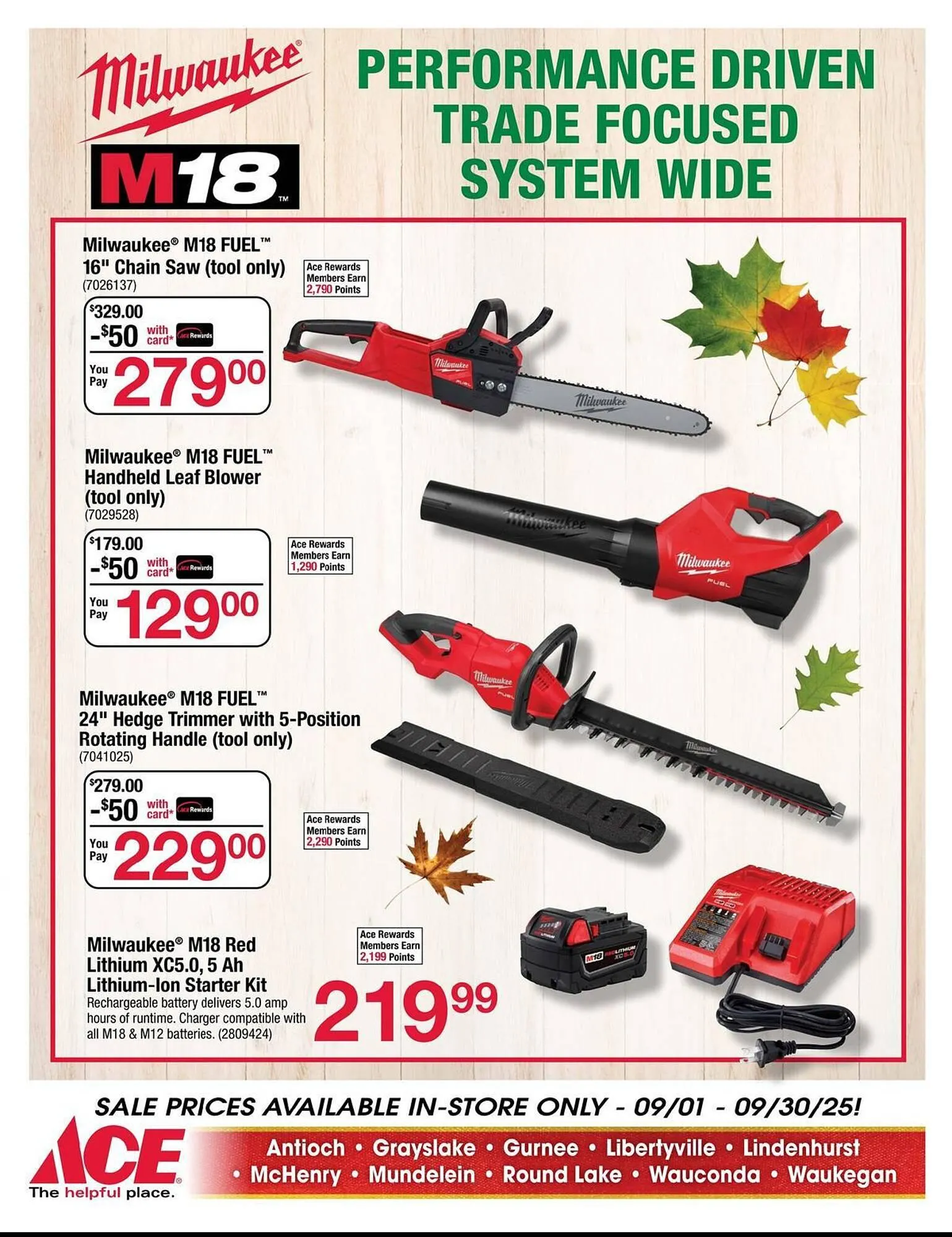 Weekly ad Ace Hardware flyer from September 1 to September 30 2025 - Page 7