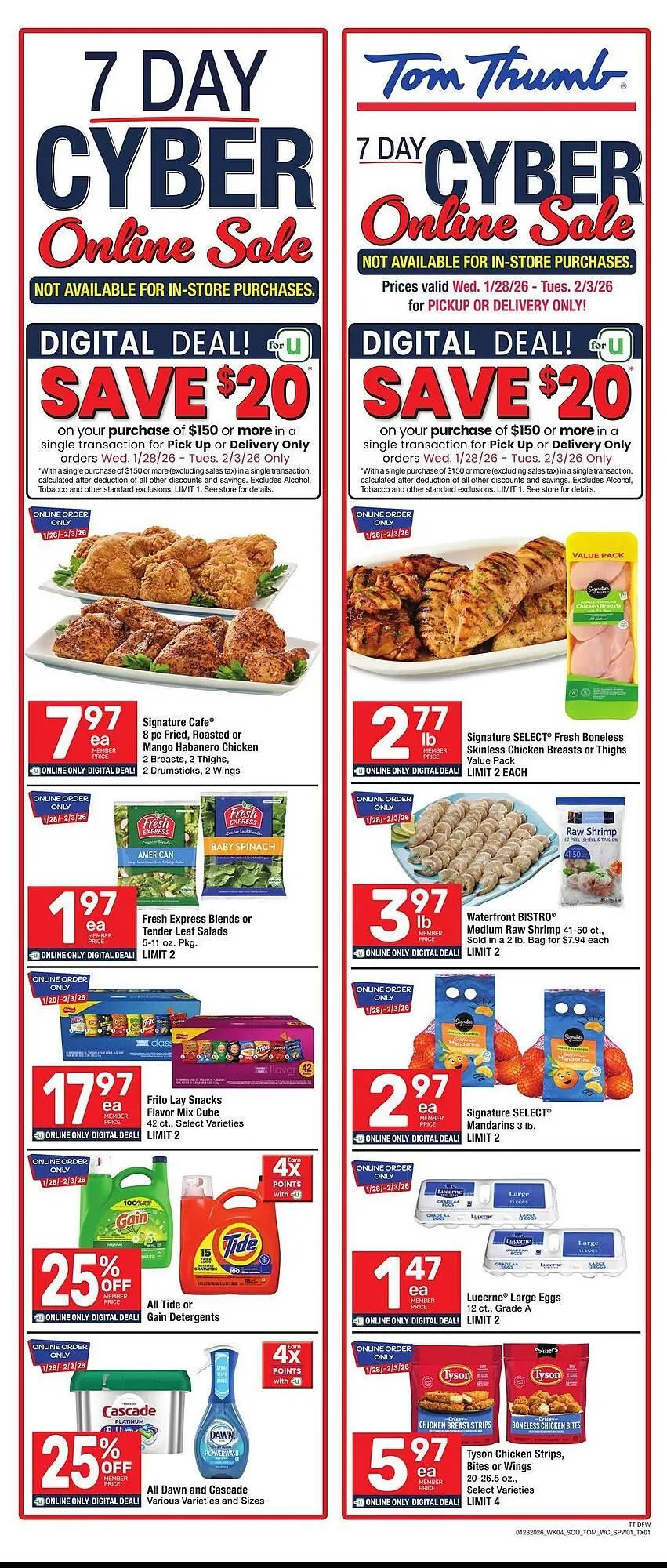 Tom Thumb weekly ad - 1