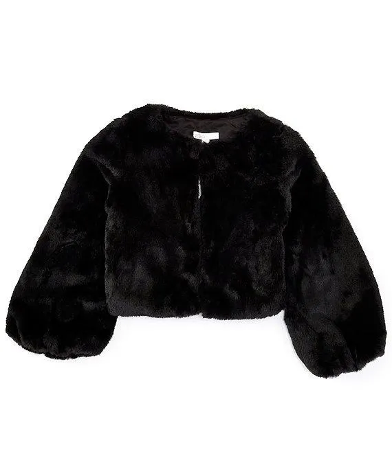 Social Big Girls 7-16 Faux Fur Jacket
