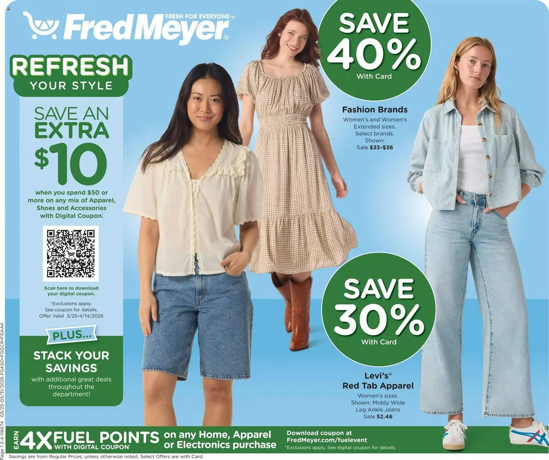 Weekly ad Fred Meyer weekly ad from March 25 to April 1 2026 - Page 1