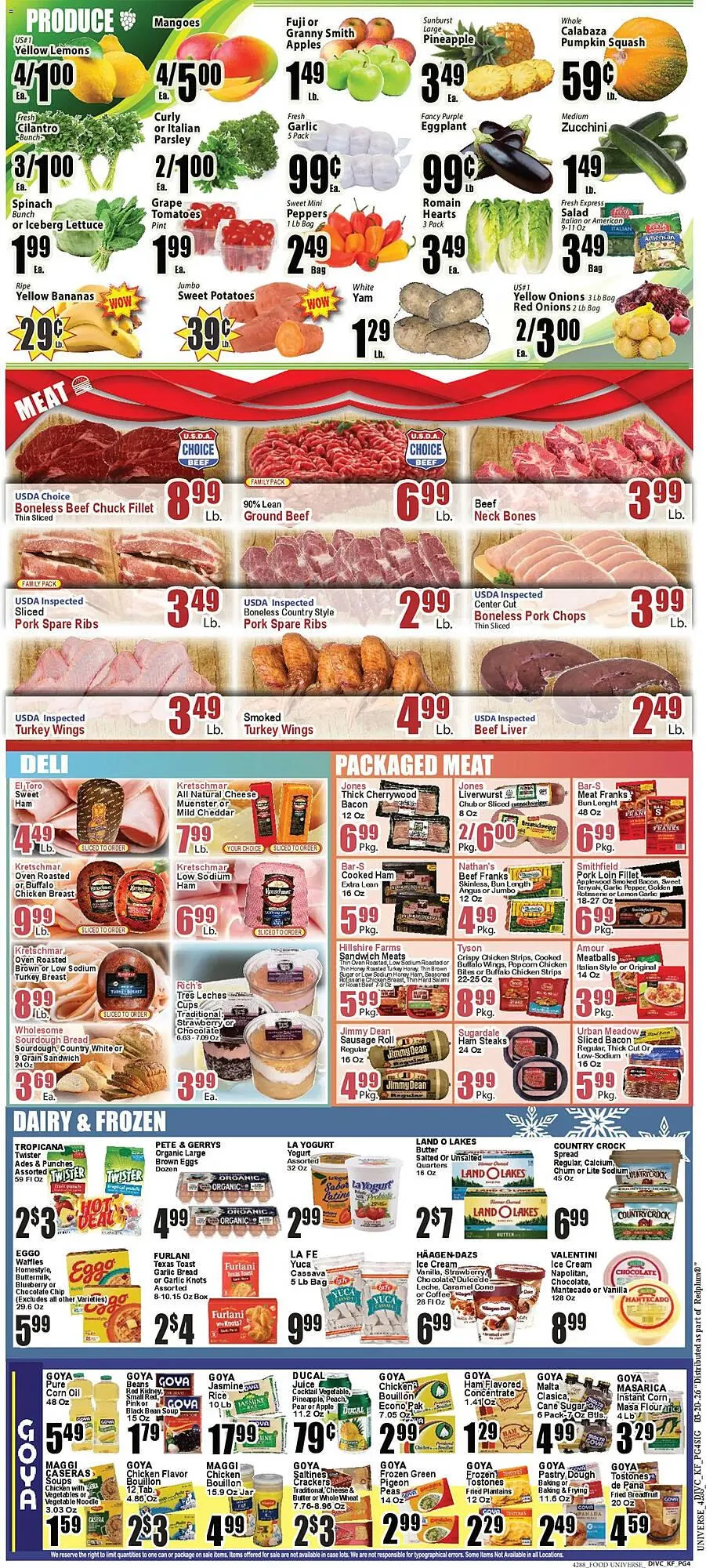 Weekly ad Food Universe circular from March 20 to March 26 2026 - Page 4