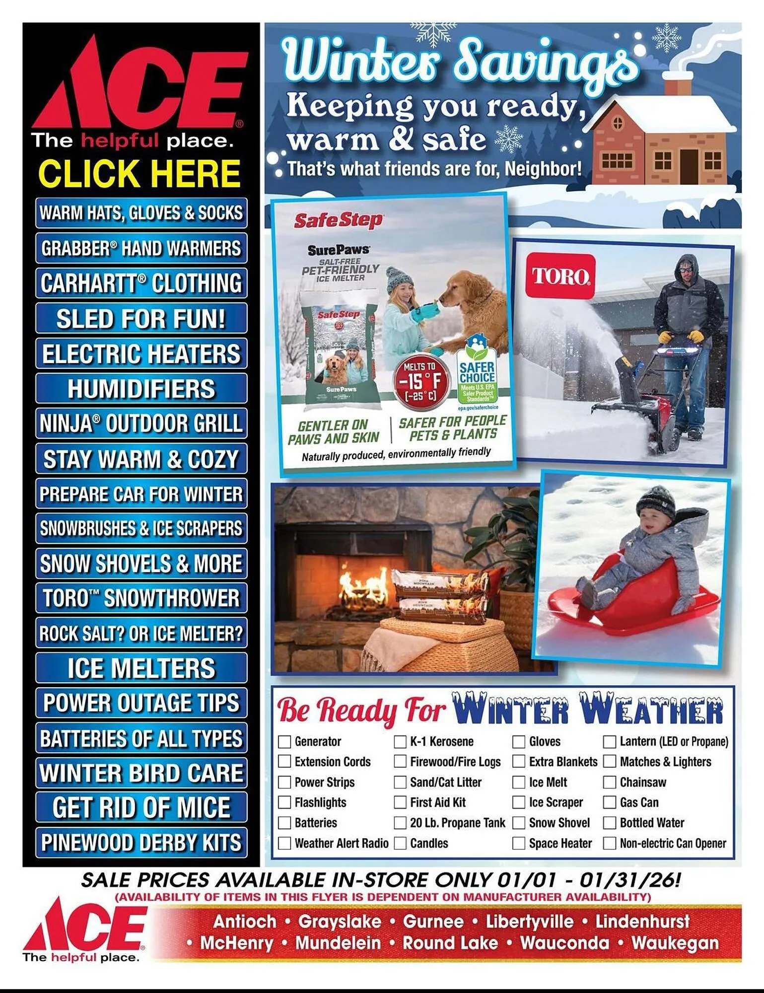 Ace Hardware flyer - 1