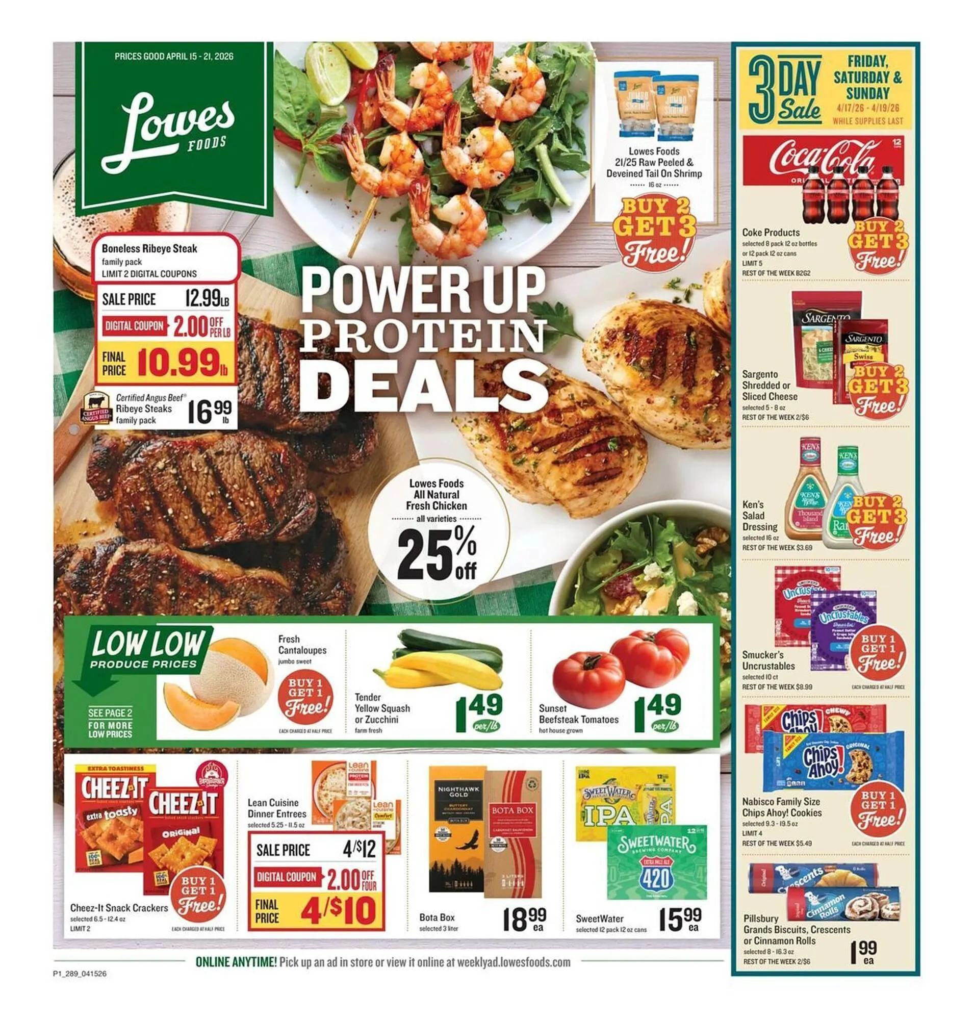 Weekly ad Lowes Foods weekly ad from April 15 to April 21 2026 - Page 1
