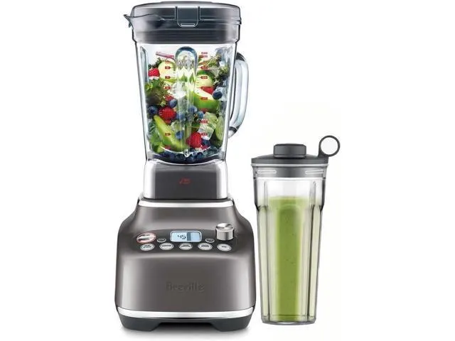 Breville the Super Q Blender, BBL920SHY, Smoked Hickory