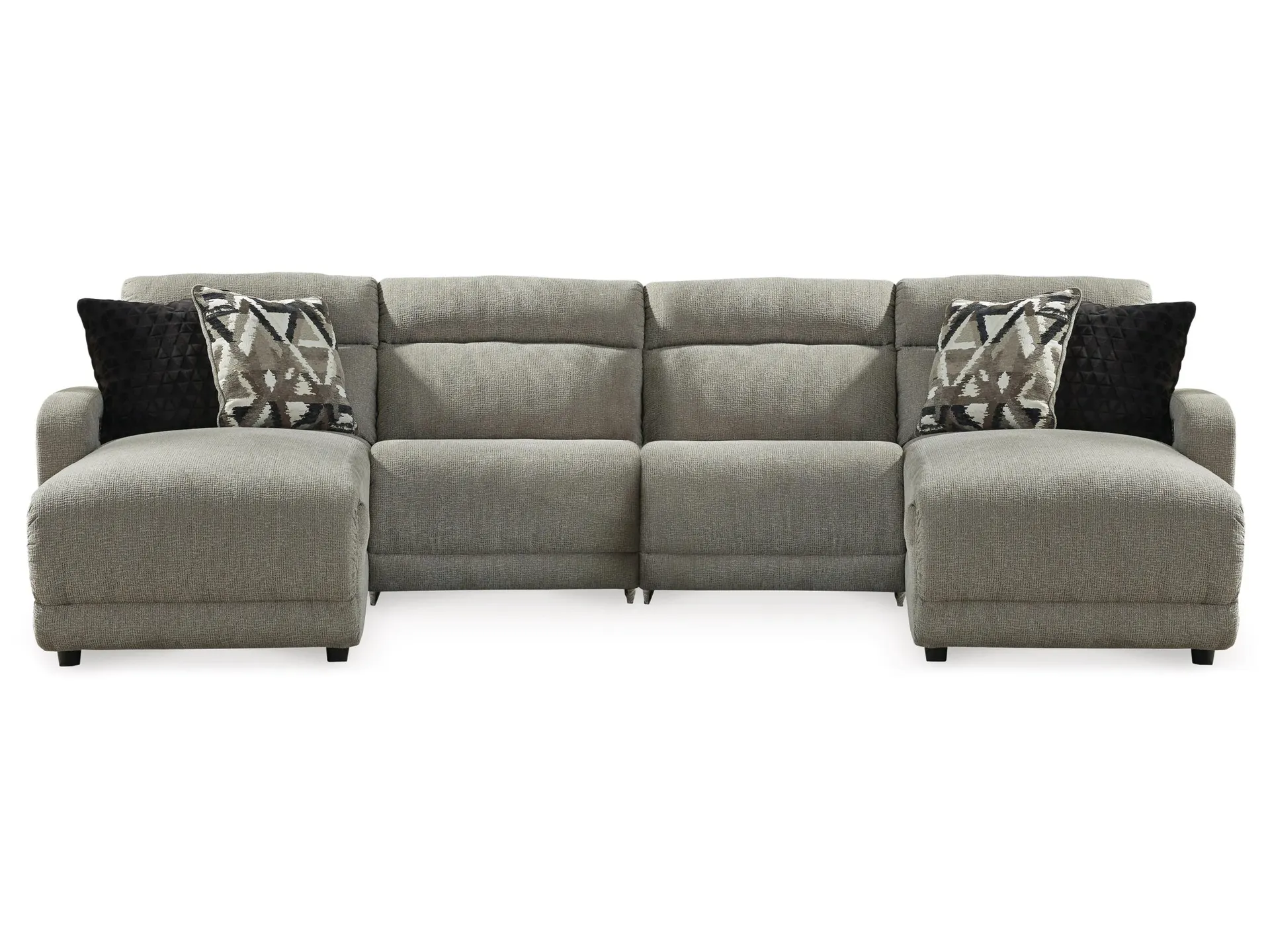 Colleyville 4-Piece Power Reclining Modular Sectional with 2 Reclining Chaises