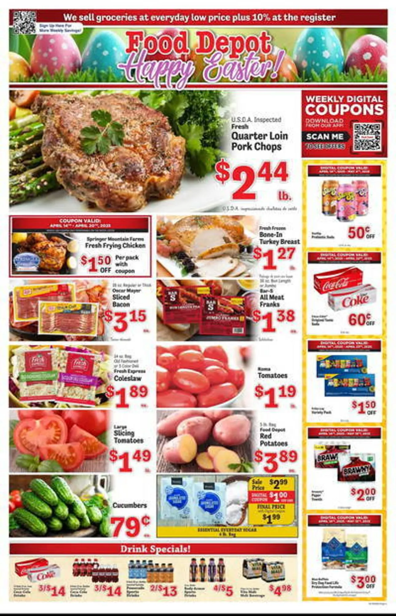 Weekly ad Food Depot Weekly Ad from April 14 to April 20 2025 - Page 1
