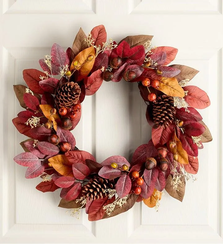 Sunset Harvest Wreath