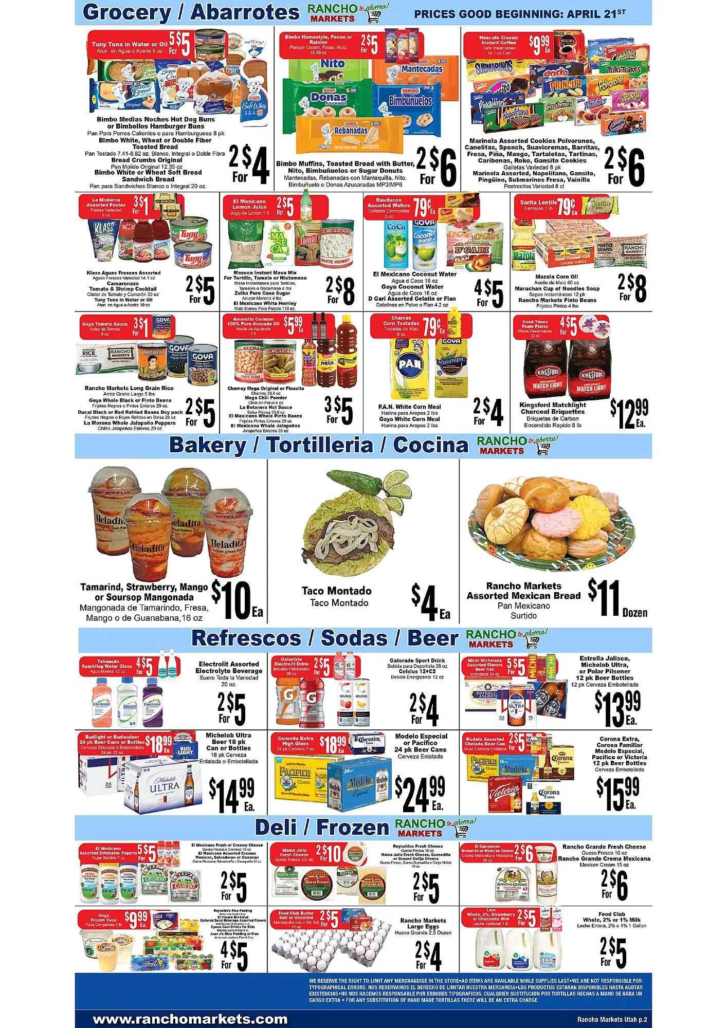 Weekly ad Rancho Markets weekly ad from April 21 to April 27 2026 - Page 2