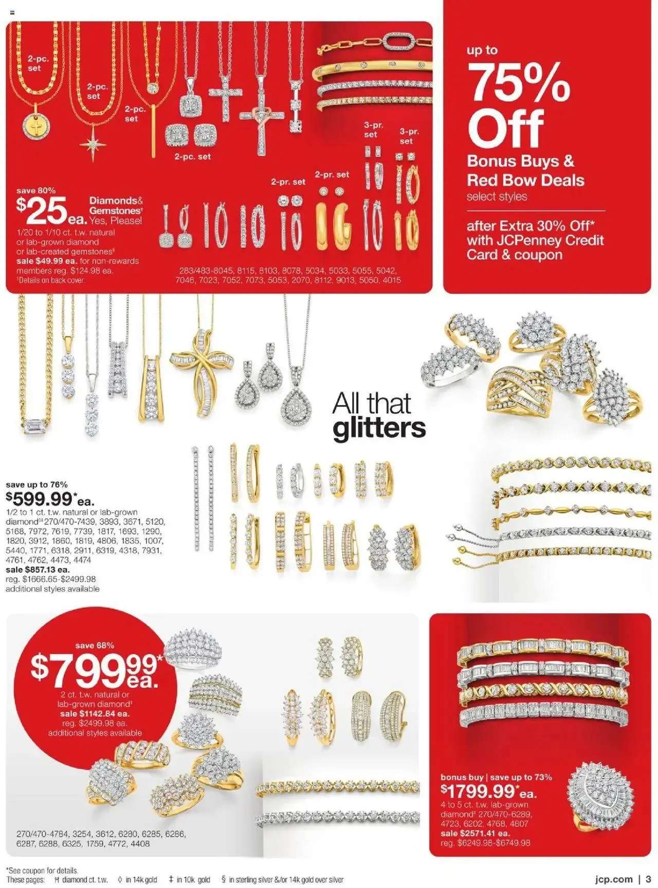 Weekly ad JCPenney Billion Dollar Jewelry Sale from March 6 to March 30 2025 - Page 2