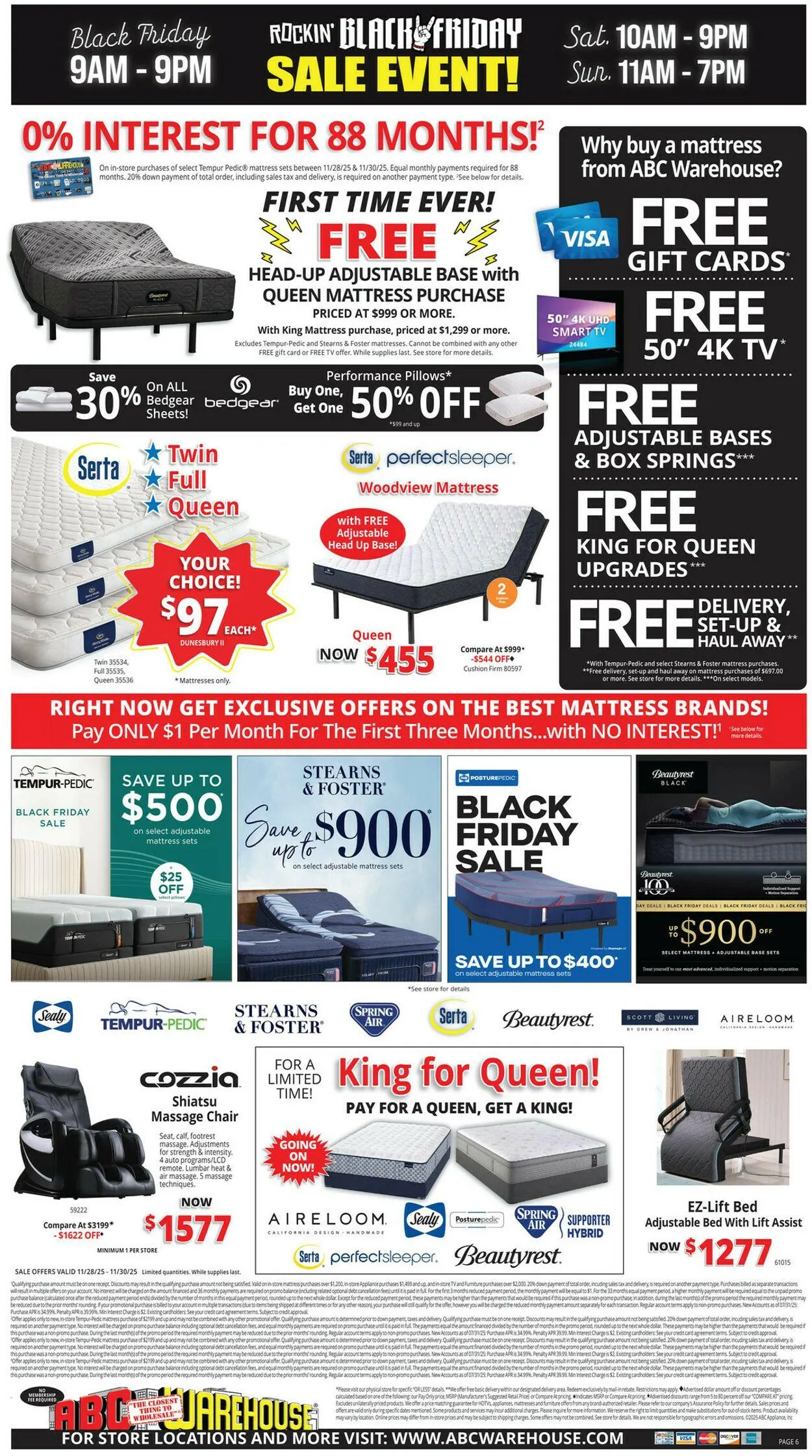 Weekly ad ABC Warehouse Current weekly ad from November 23 to November 29 2025 - Page 6
