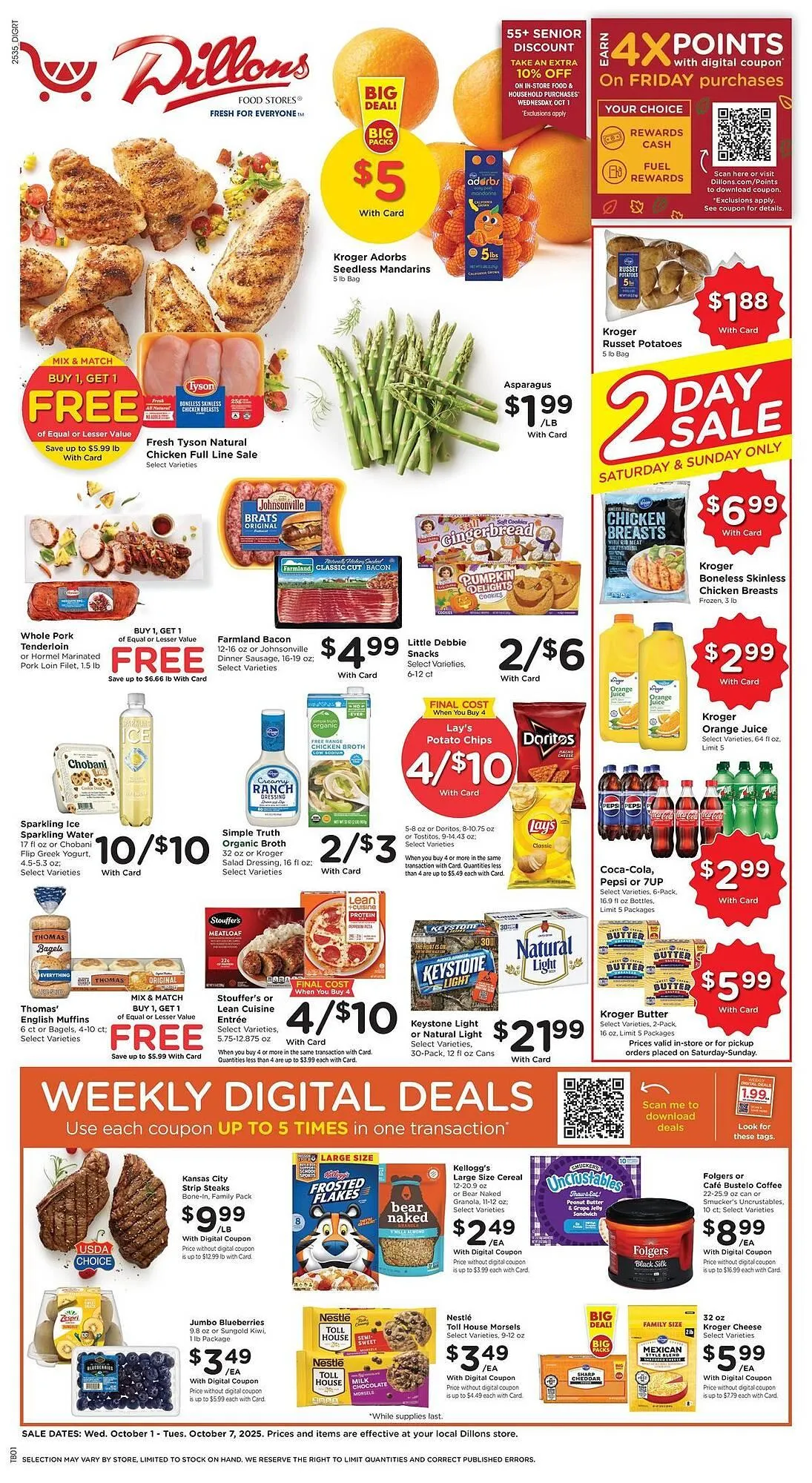 Weekly ad Dillons weekly ad from October 1 to October 7 2025 - Page 1