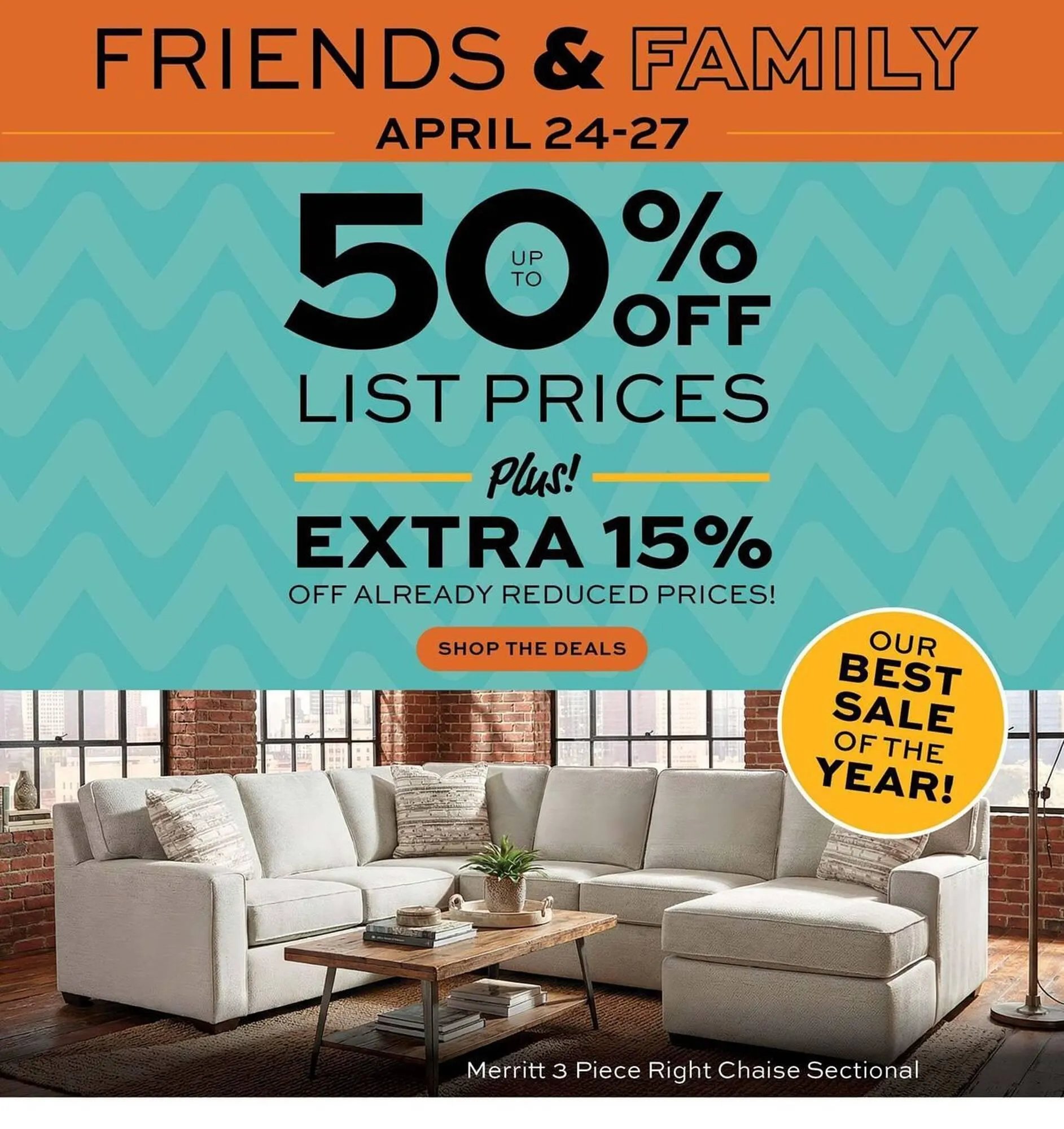 Weekly ad Slumberland Furniture weekly ad from April 24 to April 27 2026 - Page 1