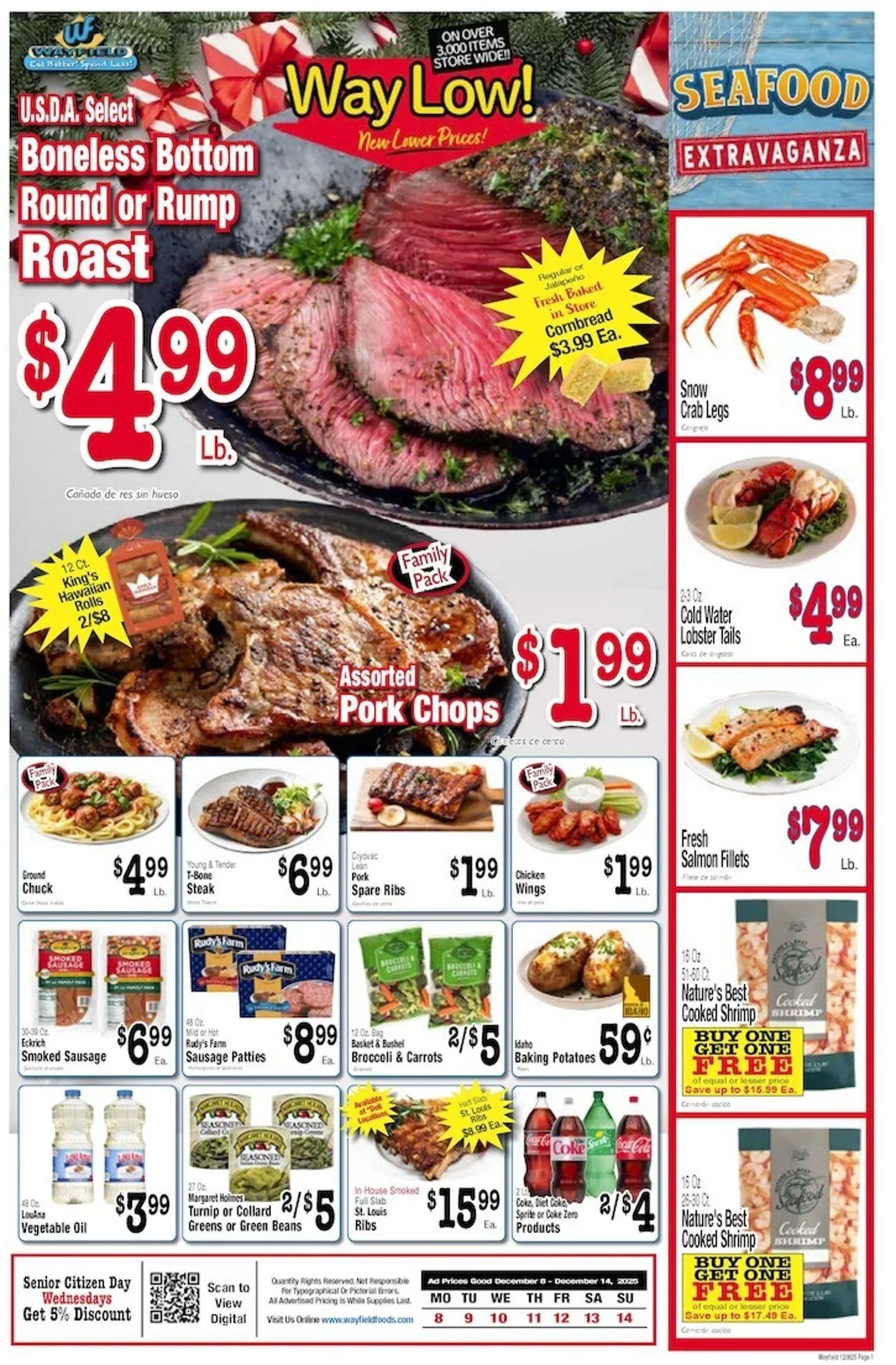Weekly ad Wayfield from December 8 to December 14 2025 - Page 1