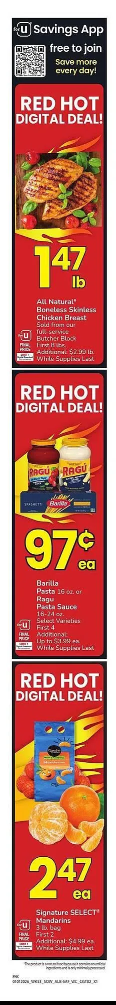 Weekly ad Safeway weekly ad from January 1 to January 6 2026 - Page 1