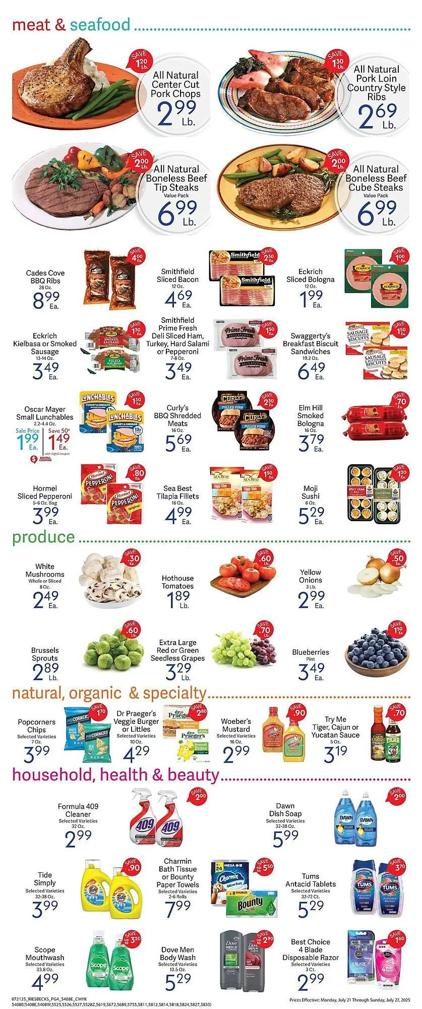 Weekly ad Riesbeck Weekly Ad from July 21 to July 27 2025 - Page 3