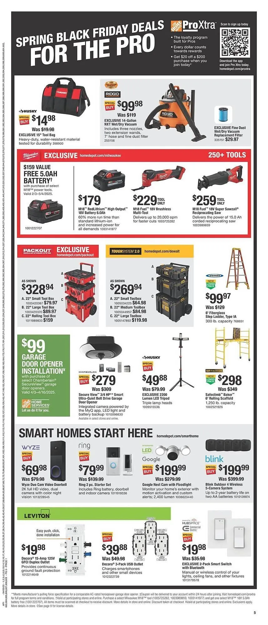 Weekly ad The Home Depot Weekly Ad from March 31 to April 7 2025 - Page 5