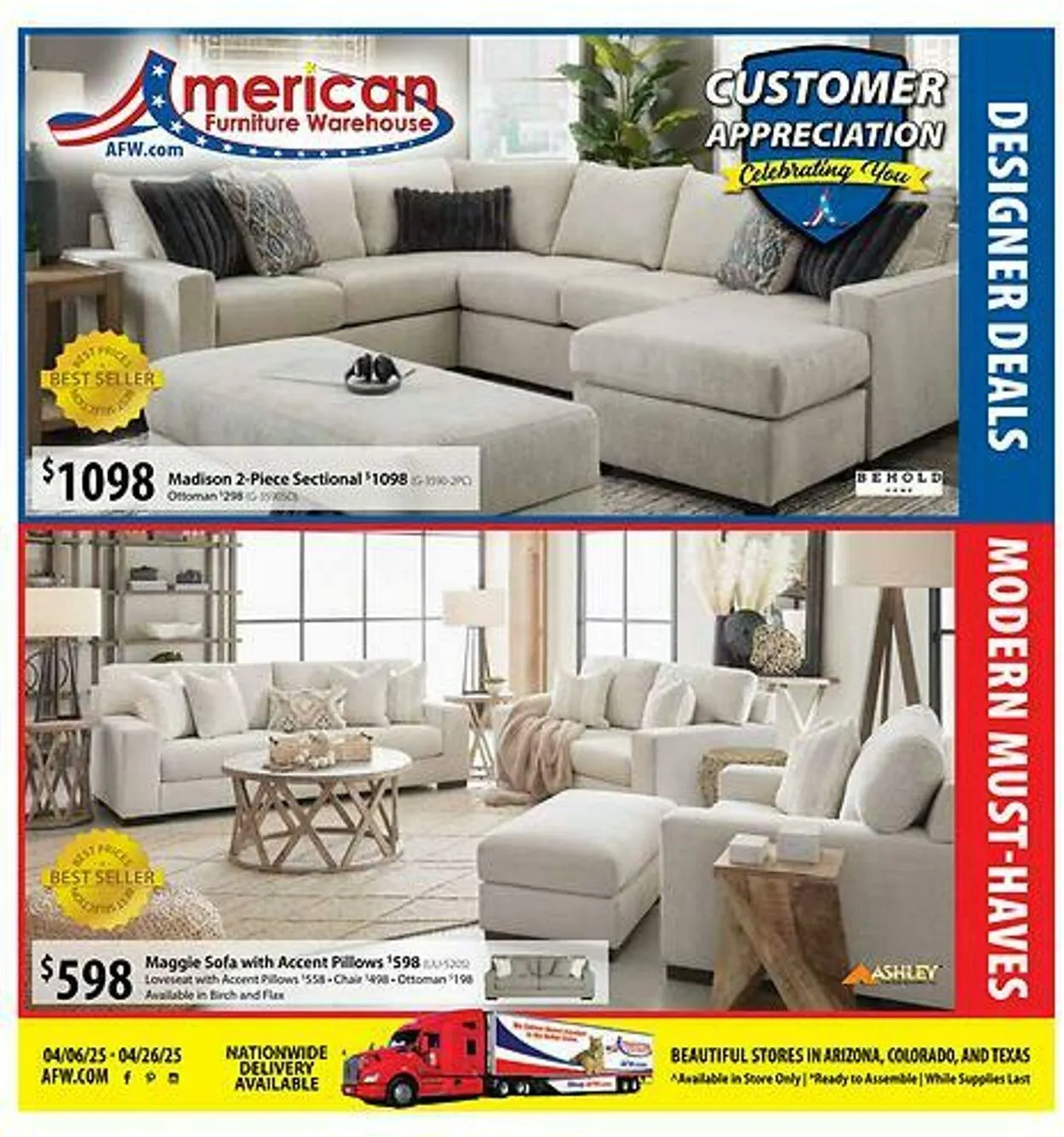 American Furniture Warehouse Current weekly ad - 1