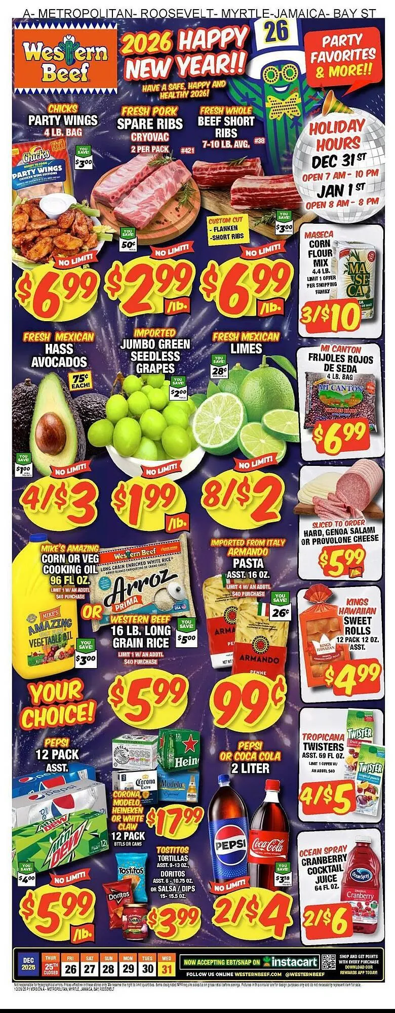 Weekly ad Western Beef circular from December 25 to December 31 2025 - Page 1