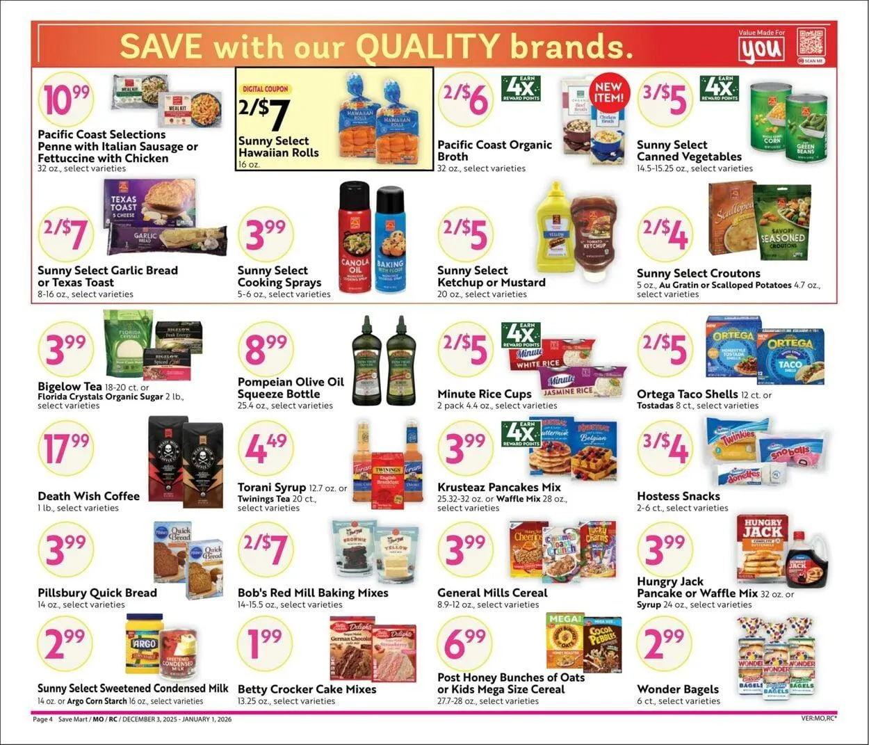 Weekly ad Save Mart Current weekly ad from December 3 to January 1 2026 - Page 4