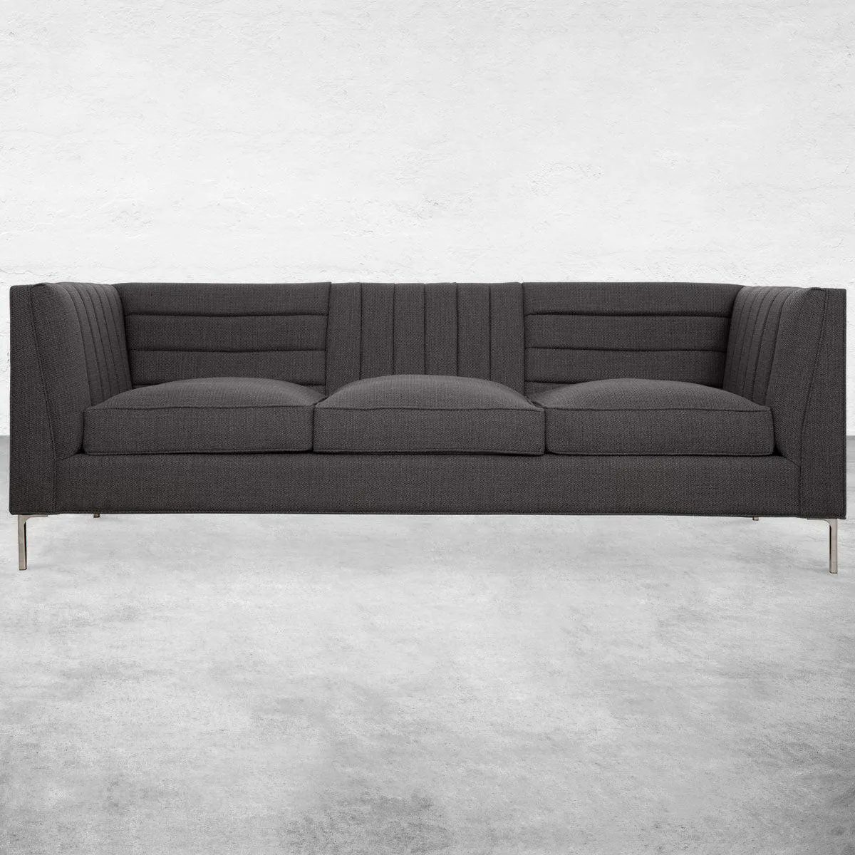 Capri Sofa in Charcoal Linen