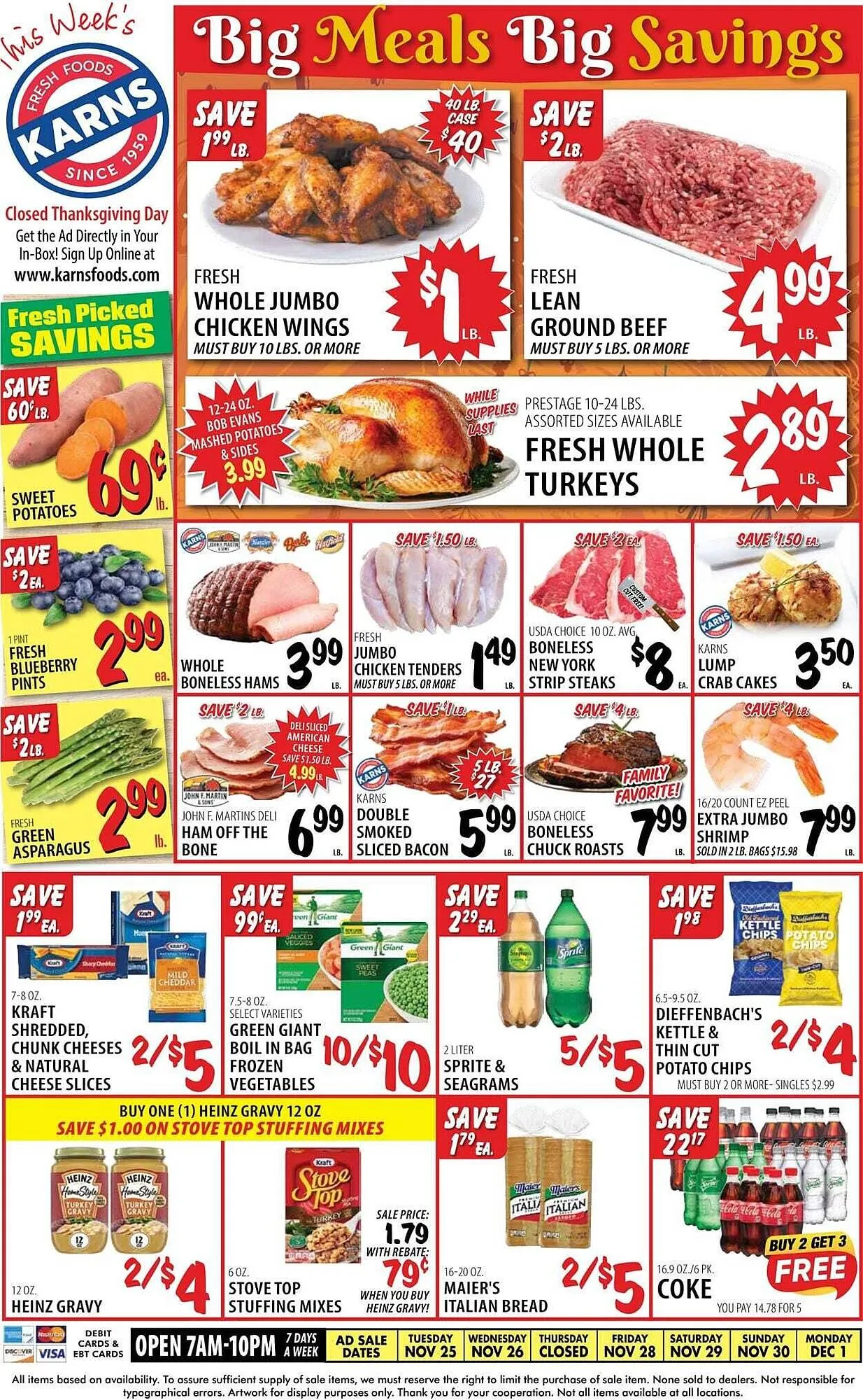 Weekly ad Karns weekly ad from November 25 to December 18 2025 - Page 1