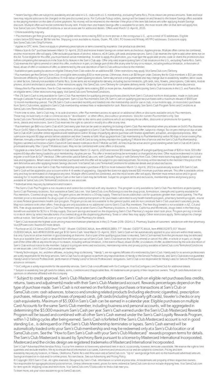 Weekly ad Sam's Club Weekly ad from March 12 to April 6 2025 - Page 43