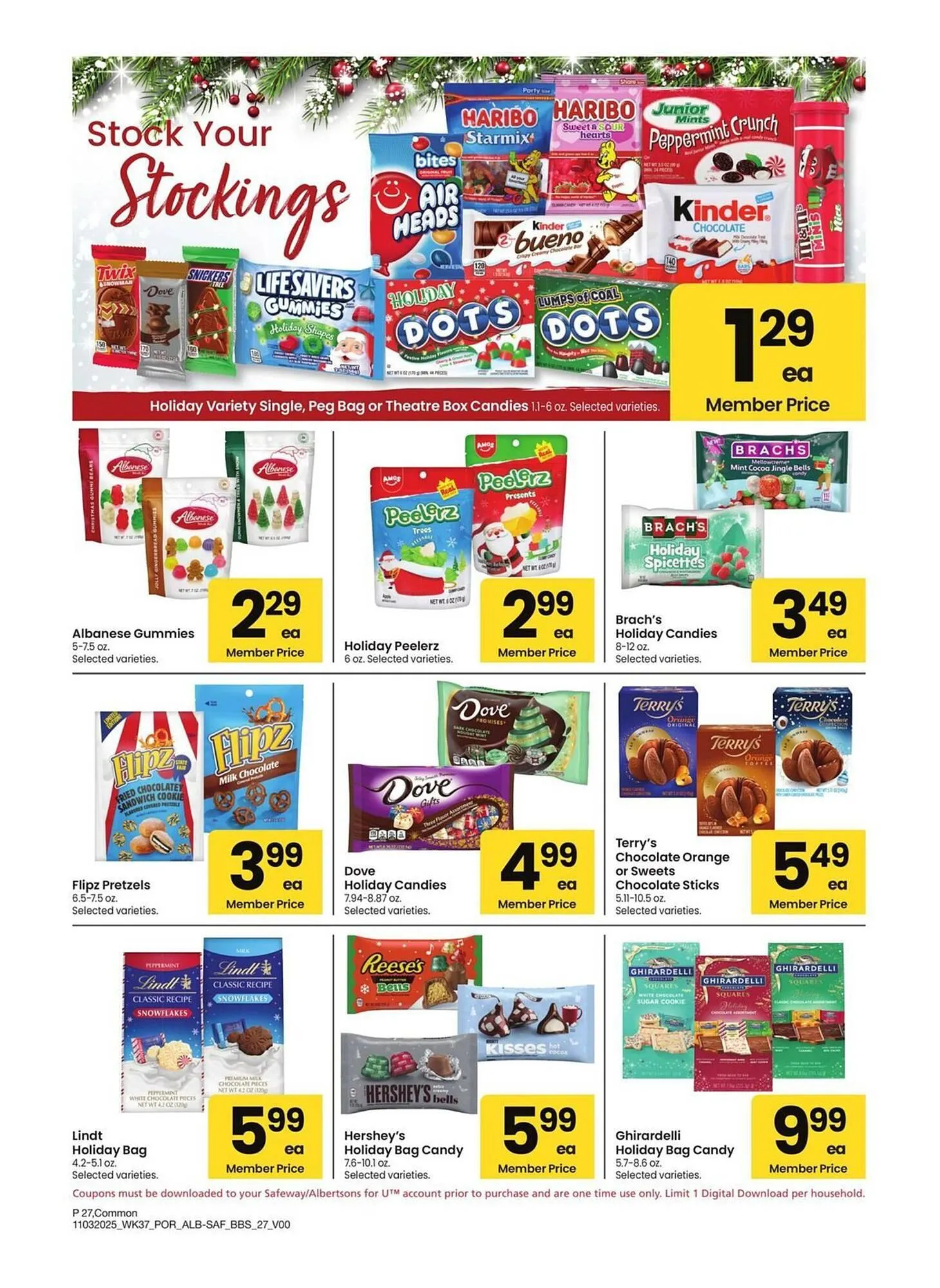Weekly ad Albertsons weekly ad from November 3 to November 30 2025 - Page 27