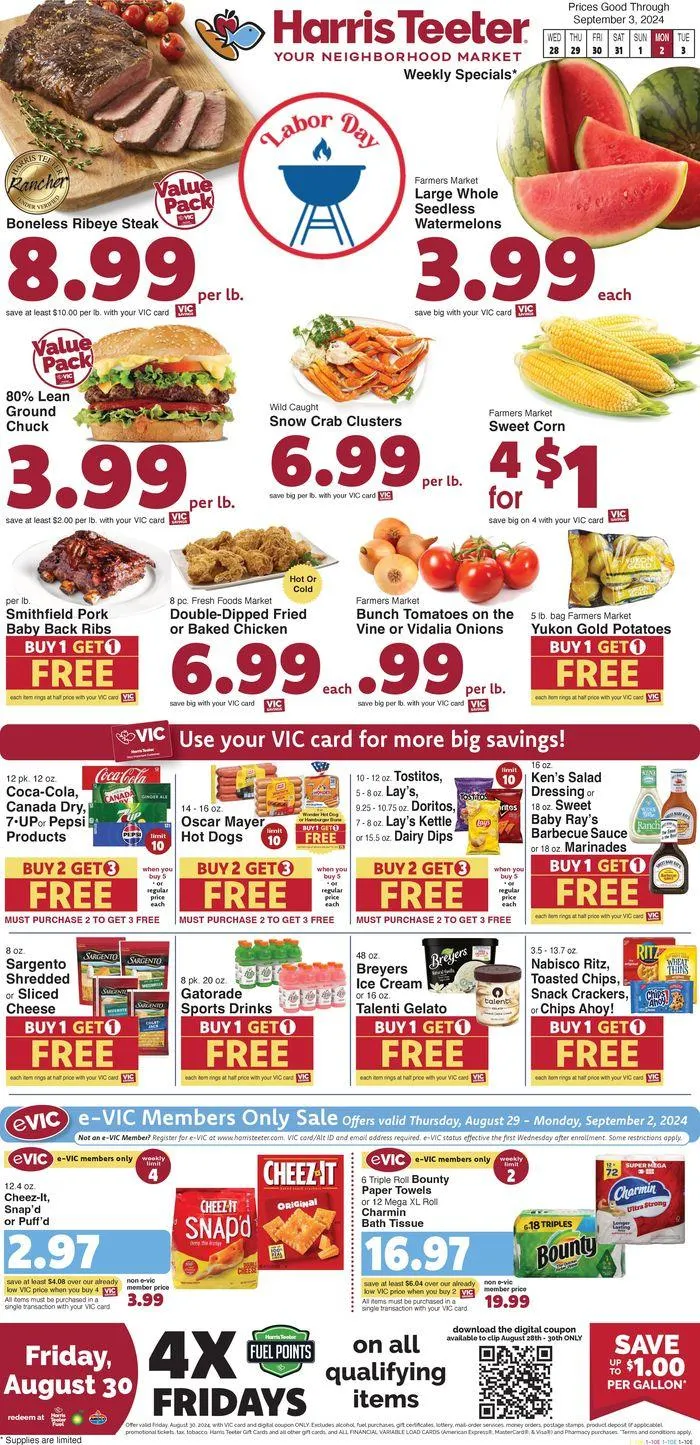 Weekly ad Top offers for smart savers from August 28 to September 3 2024 - Page 1
