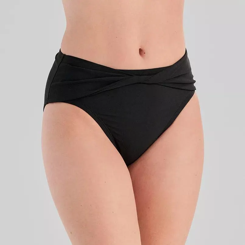 Women's Freshwater Twist Front High Waist Swim Bottoms