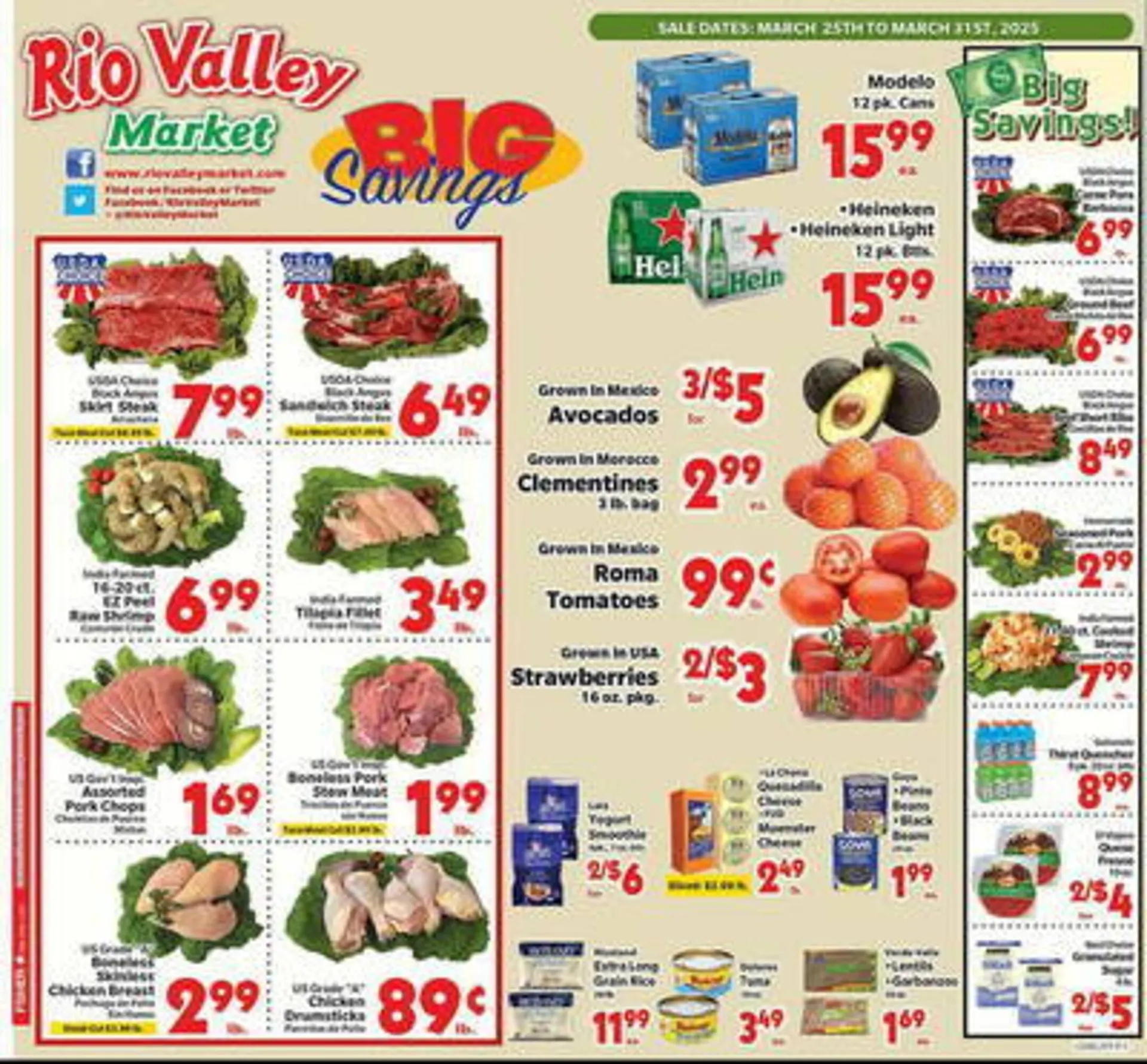 Rio Valley Market Weekly Ad - 1