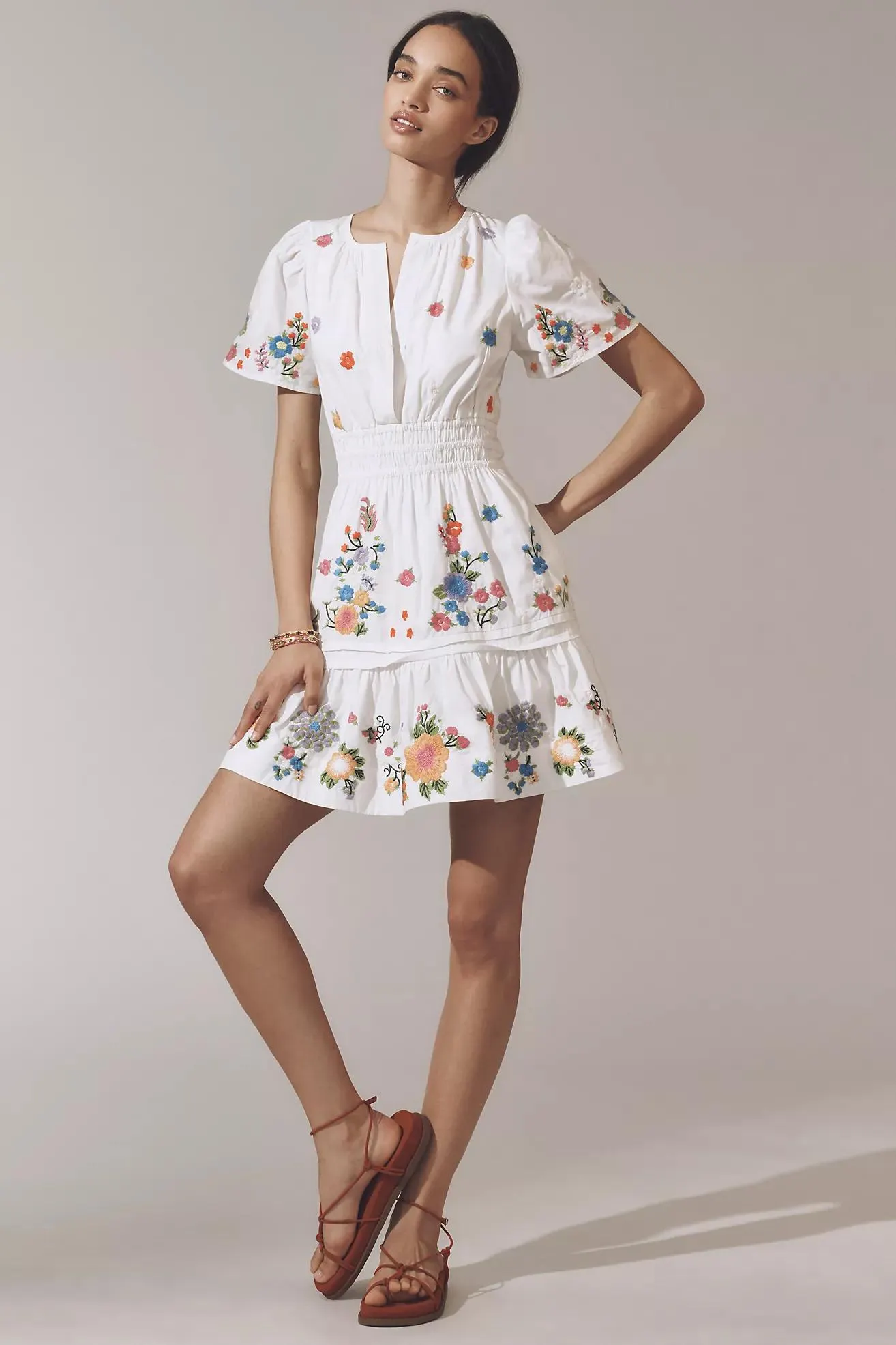 The Somerset Mini Dress: Embroidered Edition