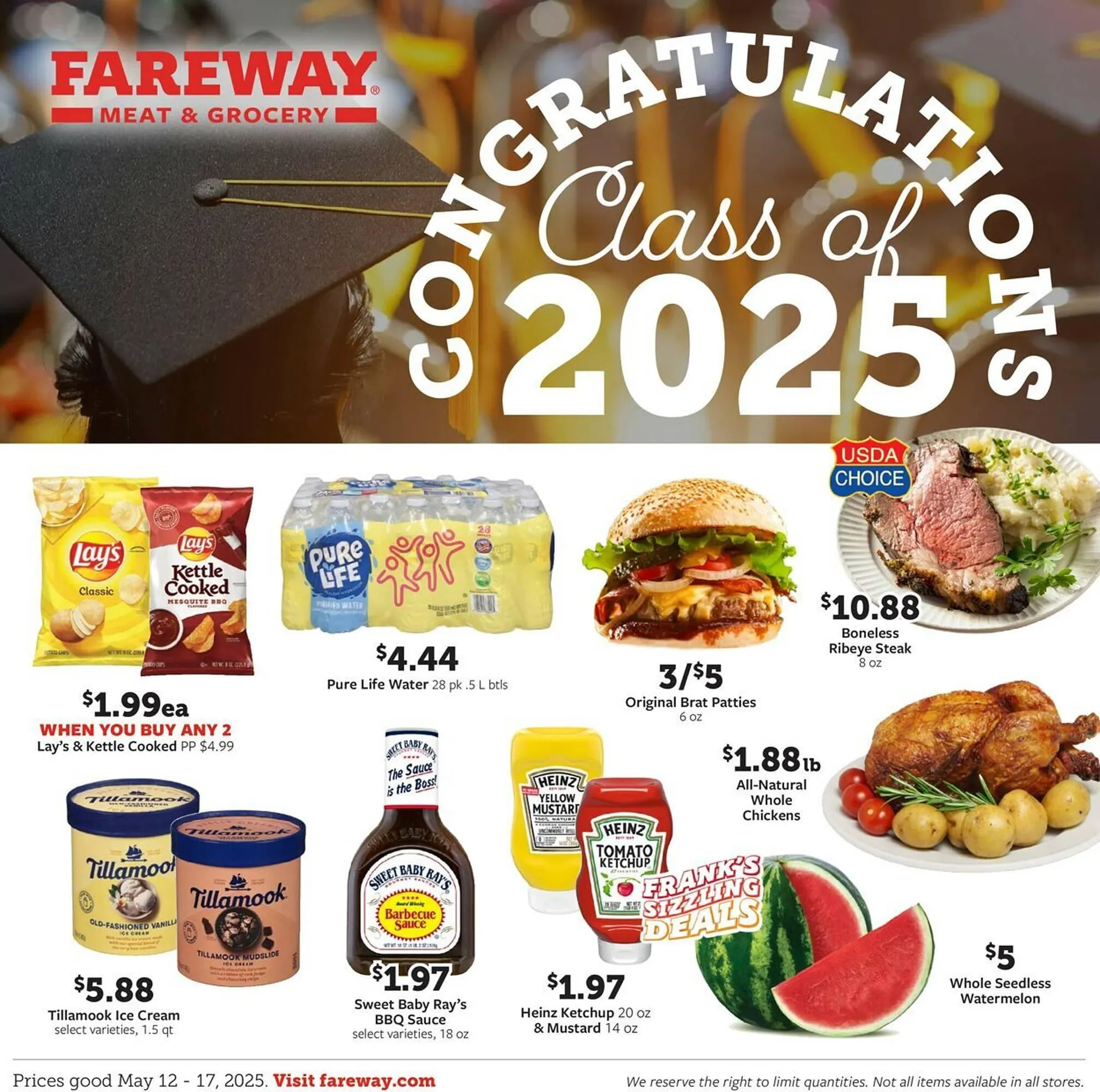 Weekly ad Fareway Weekly Ad from May 11 to May 17 2025 - Page 1