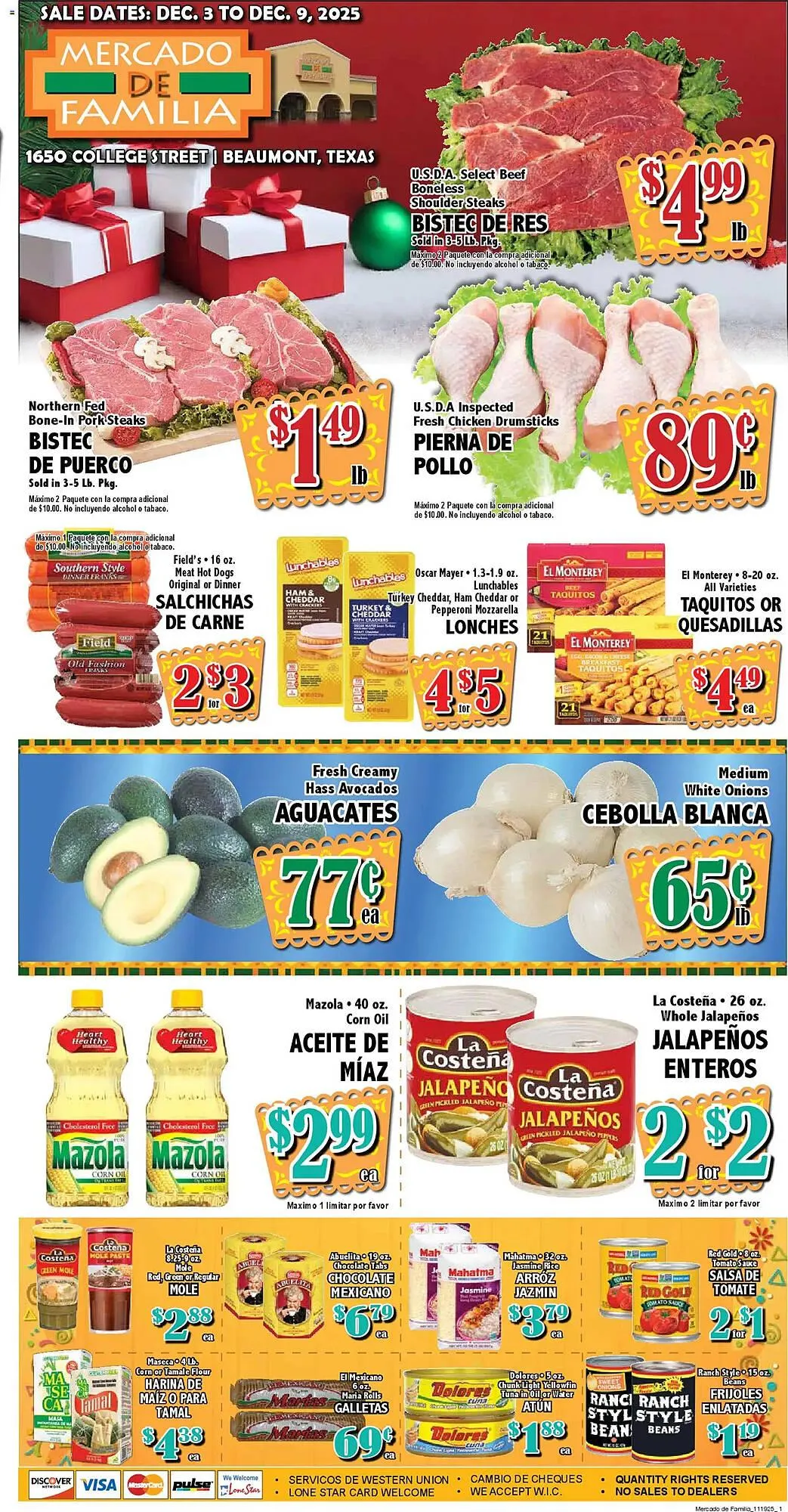 Weekly ad Market Basket weekly ad from December 3 to December 9 2025 - Page 1