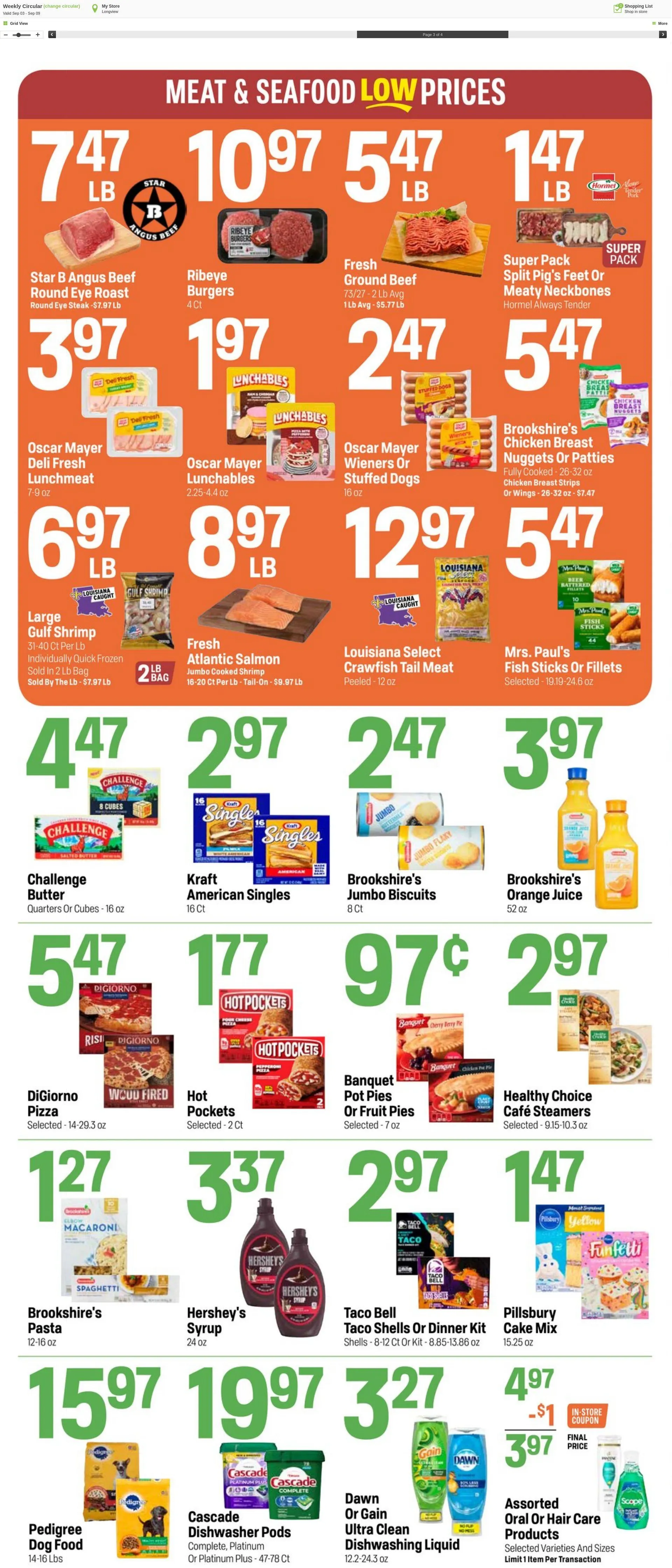 Weekly ad Super1Foods from September 3 to September 9 2025 - Page 3