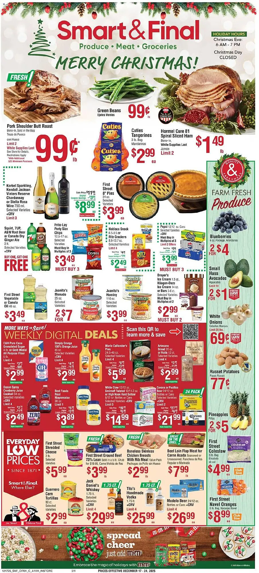 Weekly ad Smart & Final weekly ad from December 17 to December 25 2025 - Page 1