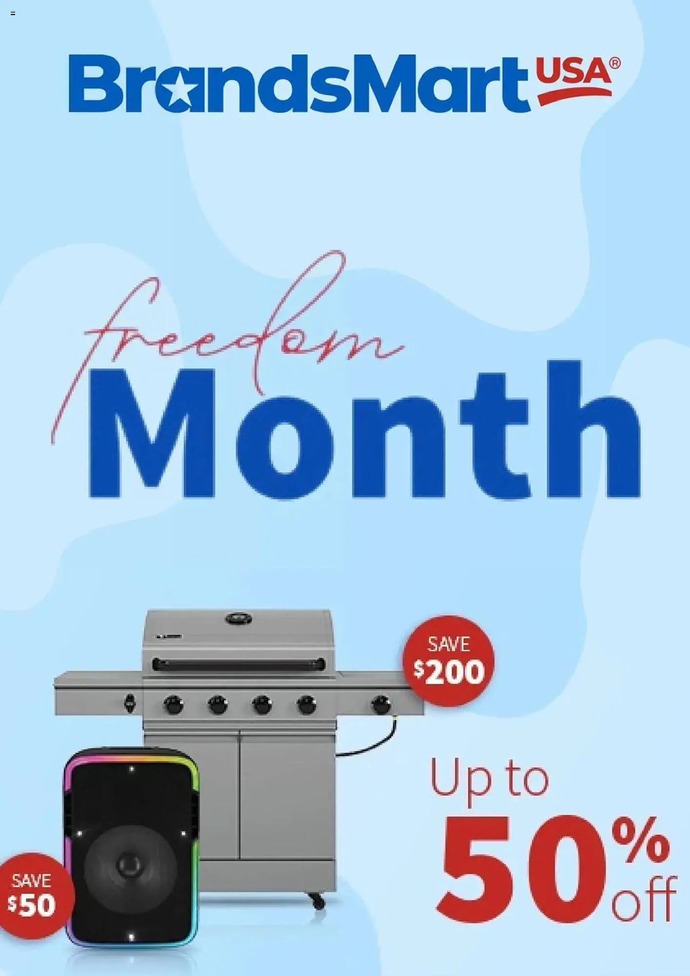 Weekly ad BrandsMart USA Weekly Ad from July 5 to August 2 2025 - Page 1