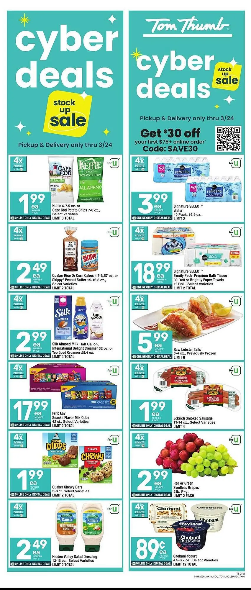 Weekly ad Tom Thumb weekly ad from March 19 to March 24 2026 - Page 1