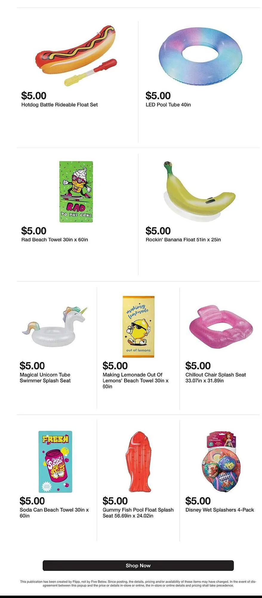 Weekly ad Five Below Weekly Ad from April 15 to April 21 2025 - Page 9