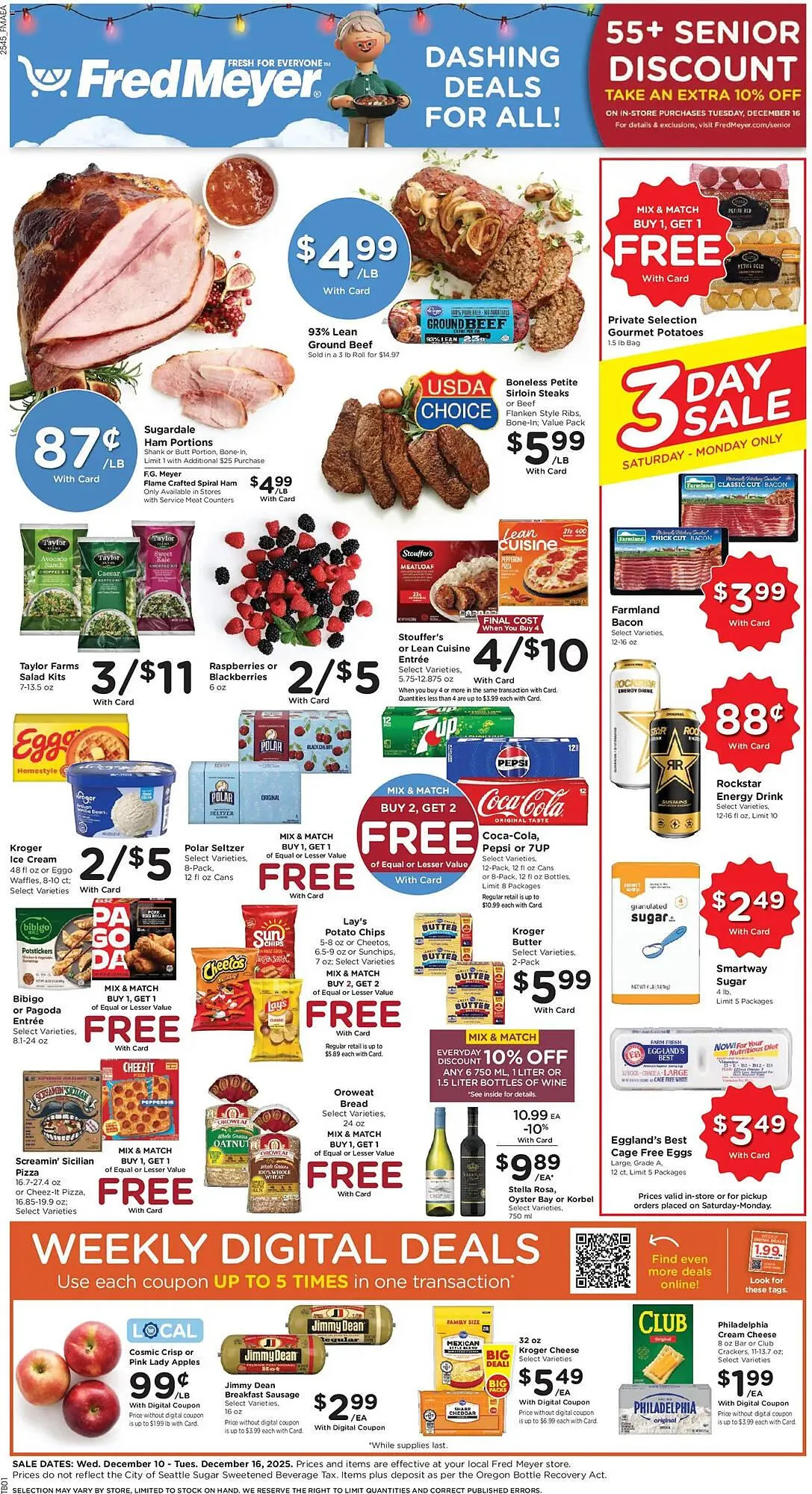 Weekly ad Fred Meyer weekly ad from December 10 to December 16 2025 - Page 1