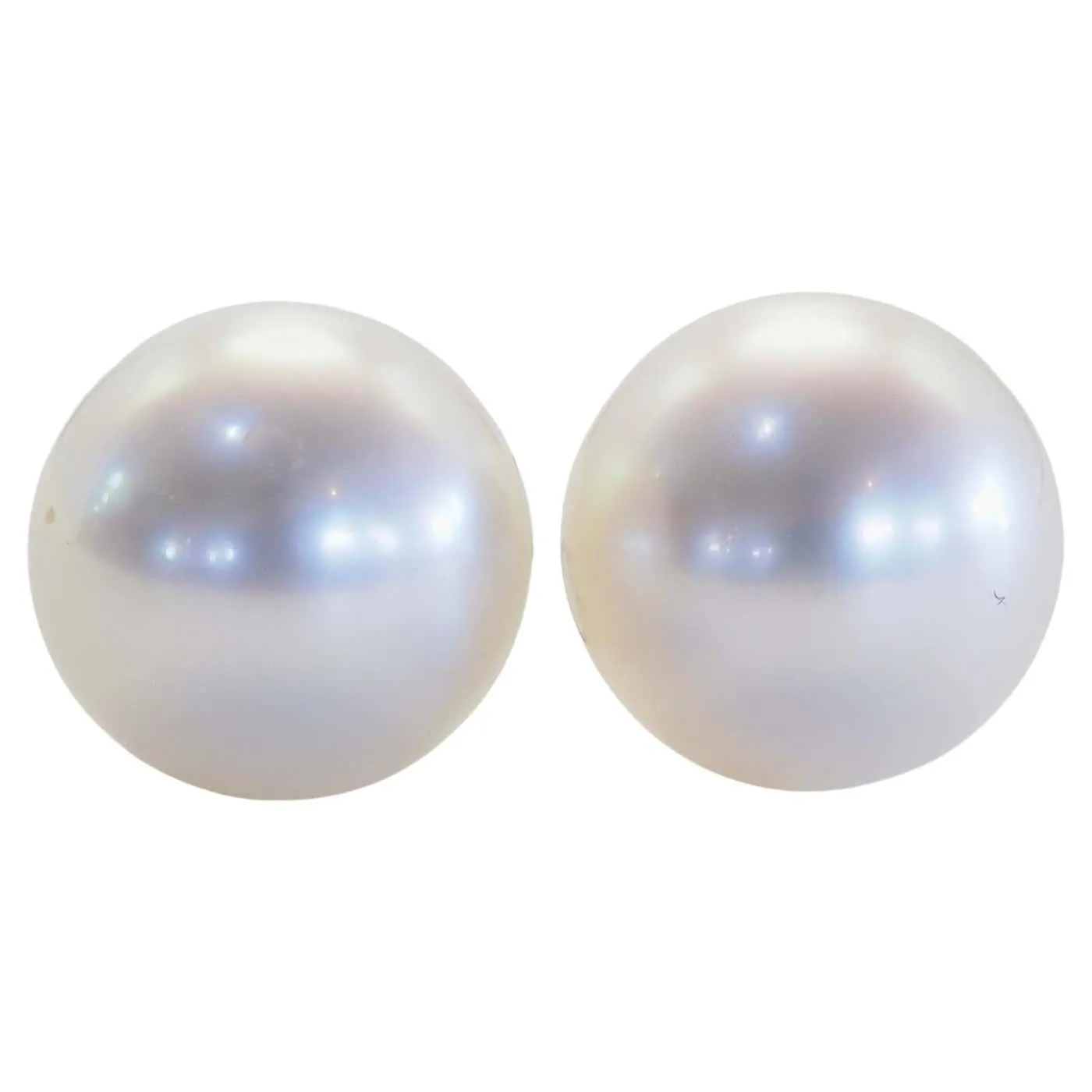 18K White Gold 11.8mm South Sea Pearl Fine Stud Earring