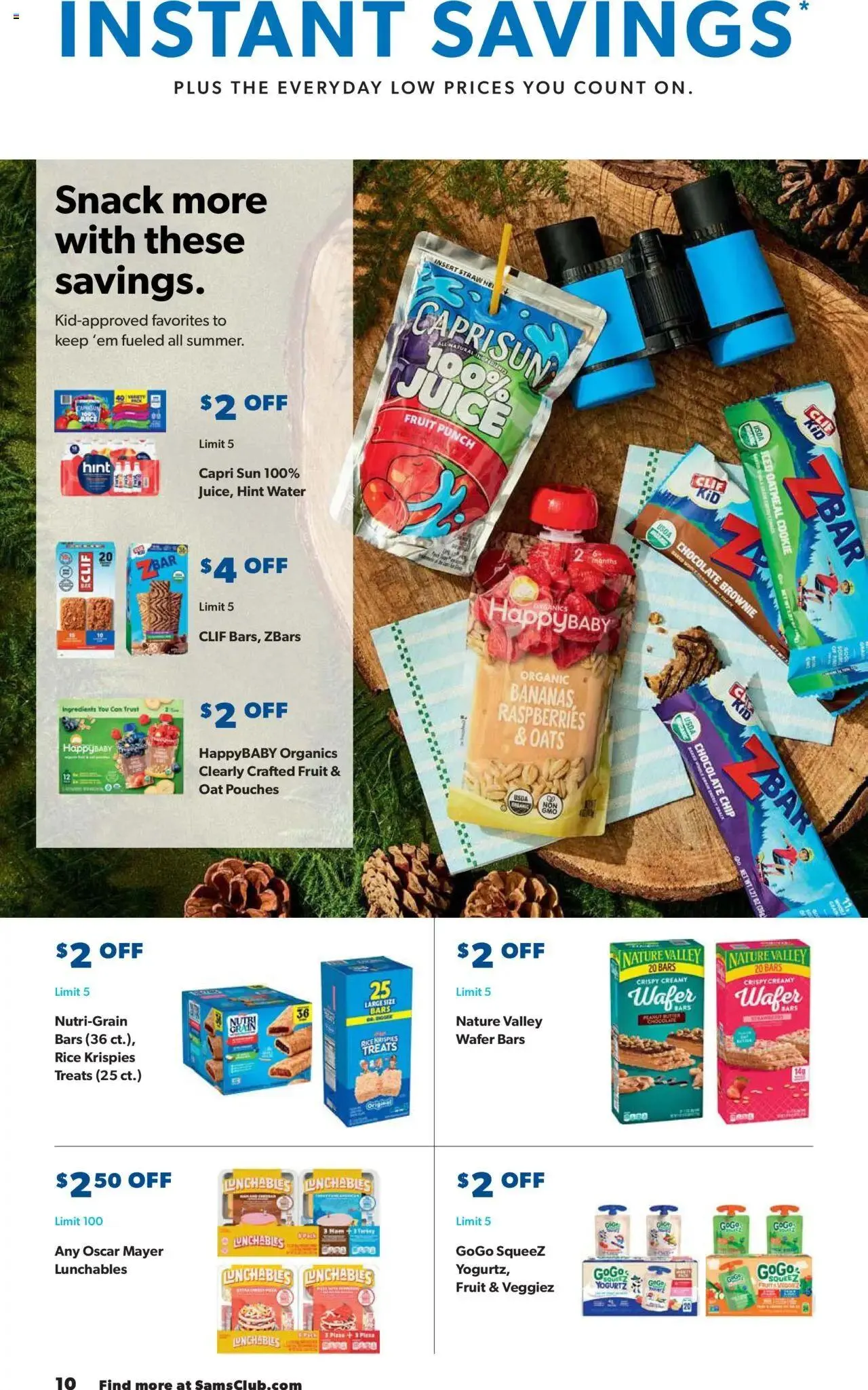 Weekly ad Sam's Club Savings Book May 2025 from April 30 to June 1 2025 - Page 10