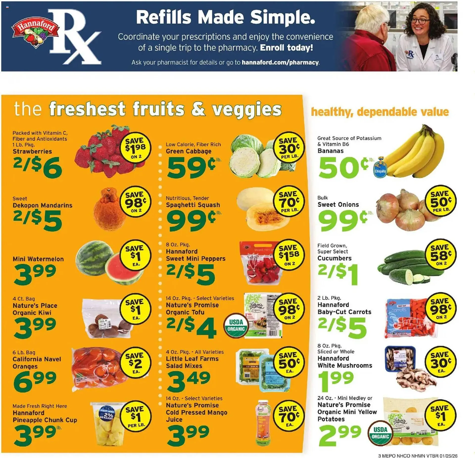 Weekly ad Hannaford flyer from January 25 to February 1 2026 - Page 3