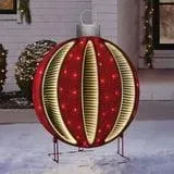 Member's Mark 34" Pre-Lit Red Infinity Light Ornament Decor