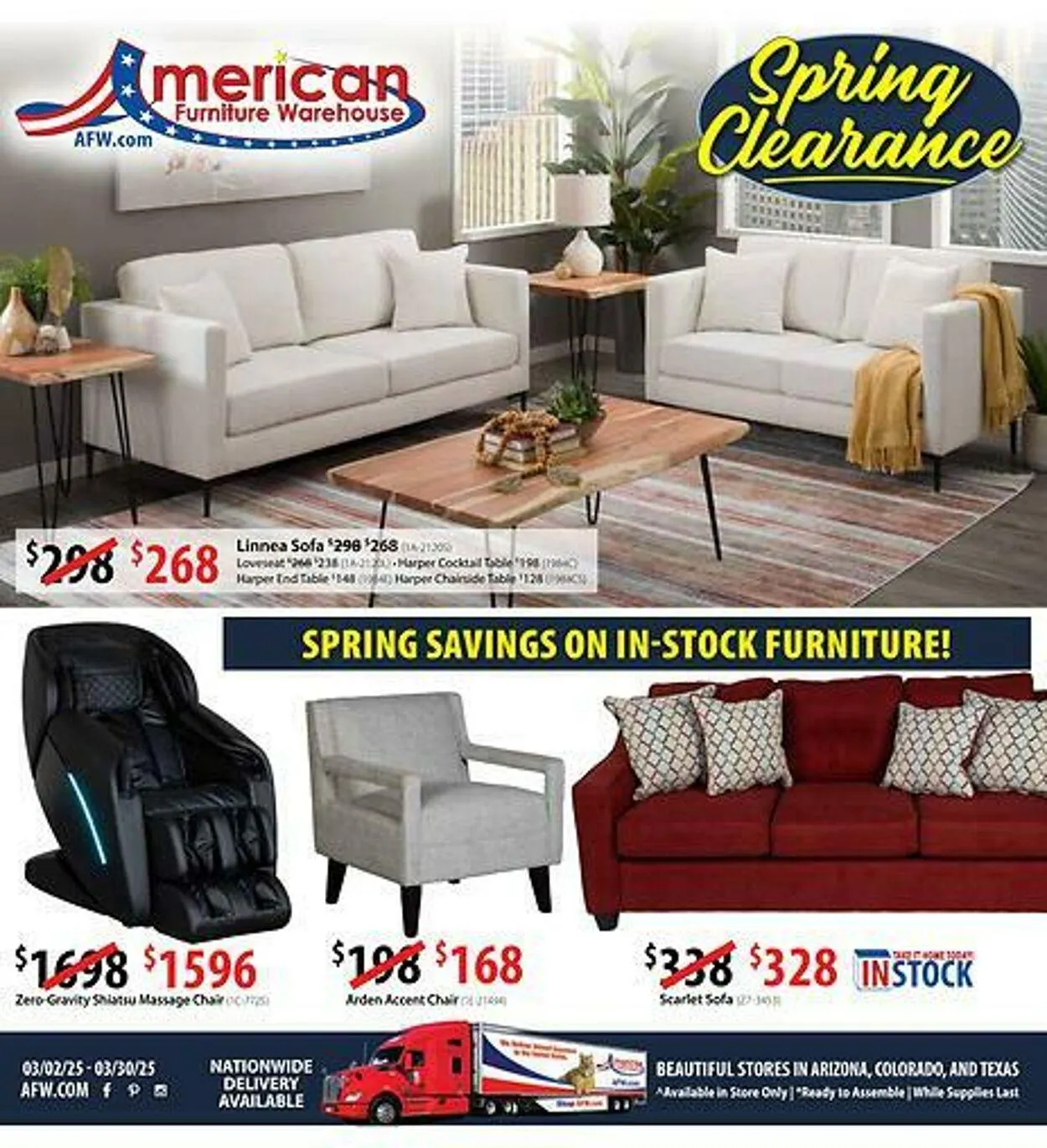 Weekly ad American Furniture Warehouse Current weekly ad from June 8 to June 22 2025 - Page 1