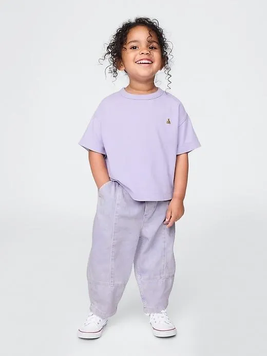Baby & Toddler Pull-On Barrel Jeans